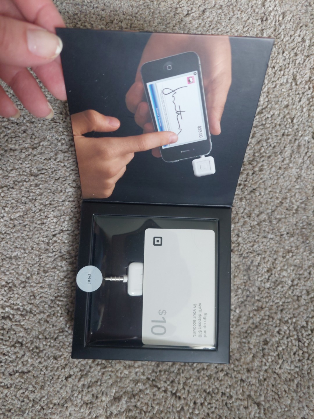 Mobile Debit Credit Jack Card Reader Square Swipe Payment Apple Android