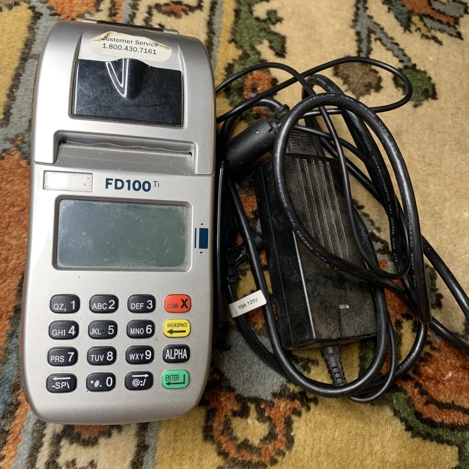 First Data FD100ti Credit Card Machine USED