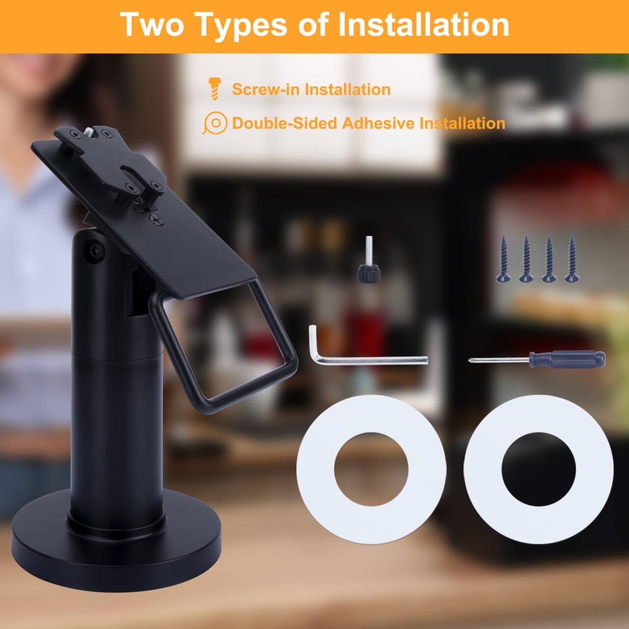 POS Terminal Stand for Ingenico Lane/3000/3600/7000/8000, Point of Sale Squar…