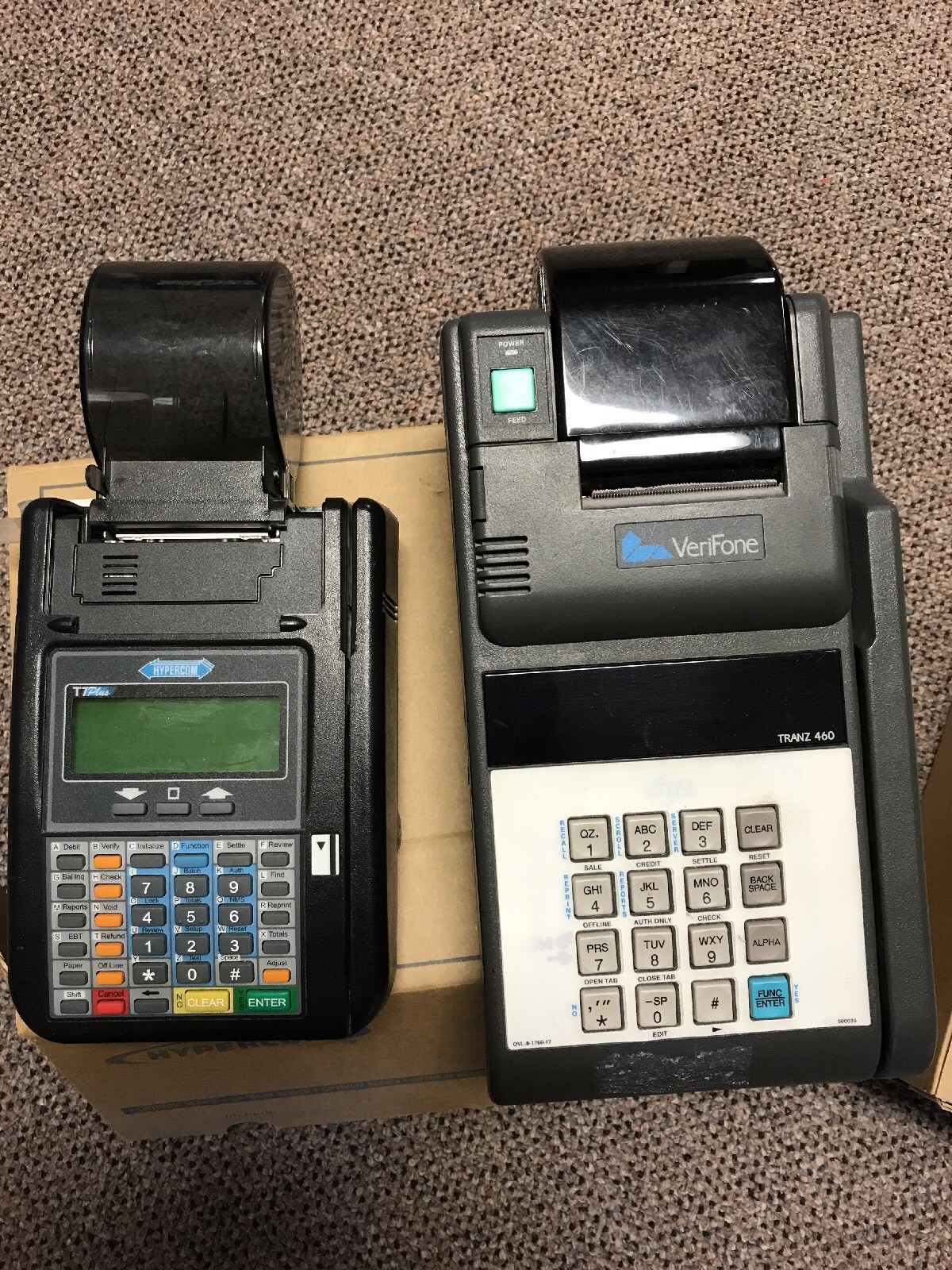 Verifone Tranz 460 & Hypercom T7 Plus