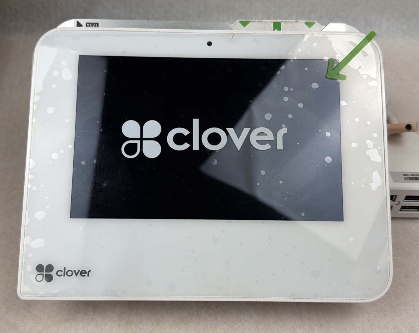 Clover Mini Wi-Fi POS System C302U Credit Card Terminal Touchscreen *READ*