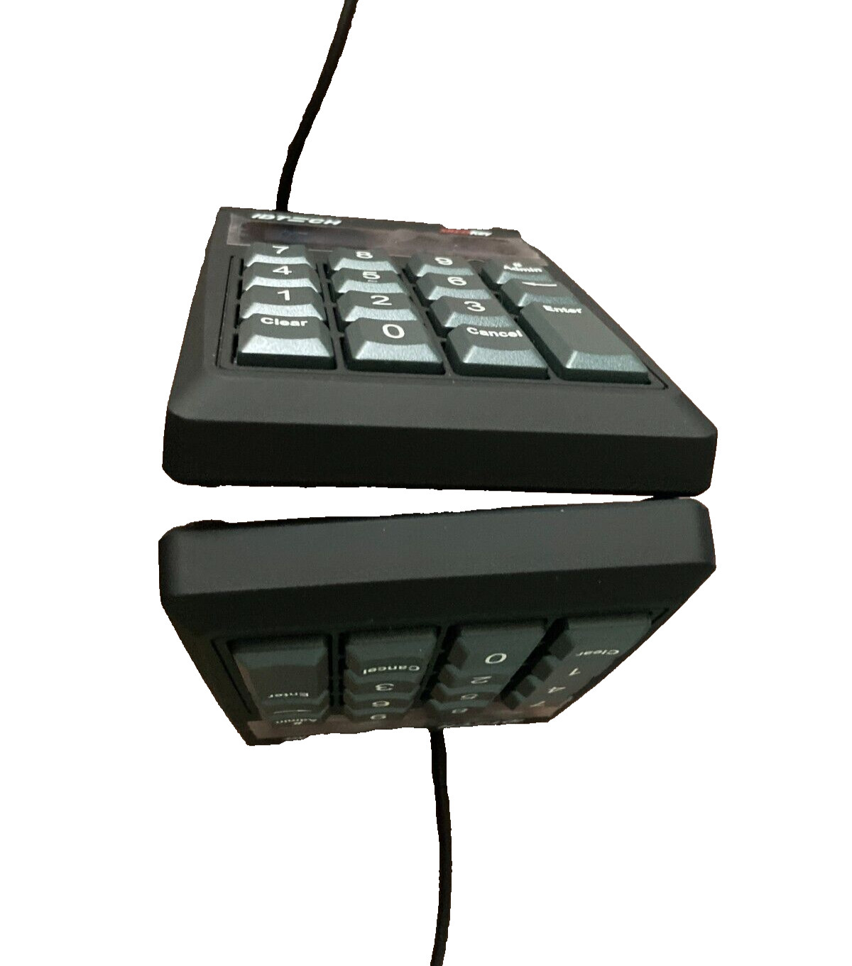 Lot of 2 IDTech SREDKey Key Pad MagStripe Reader USB IDSK-534833TEB Rev. J – V1