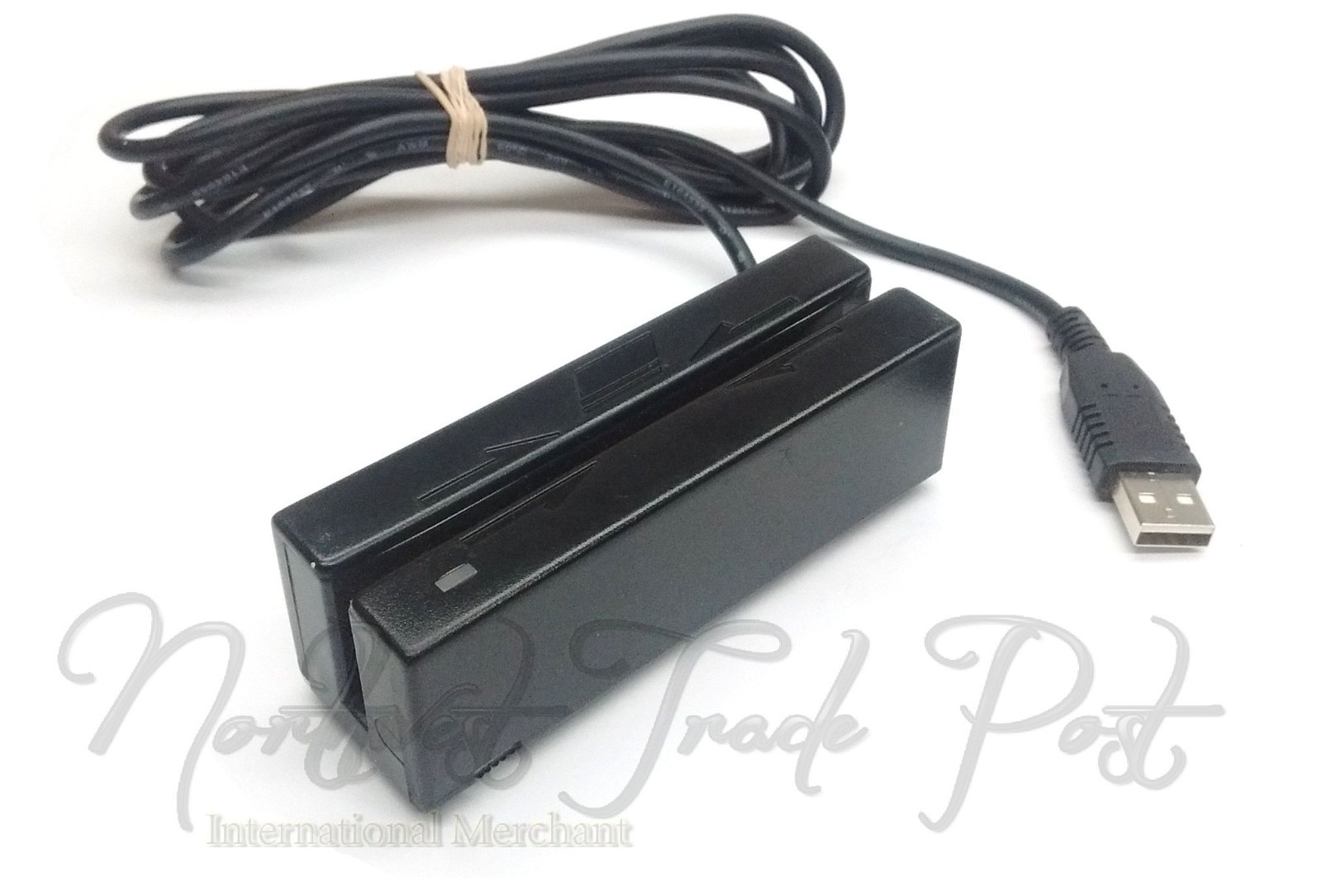 MagTek USB Credit Card Reader Part No. 21040110 Keyboard Emulation Track I/II