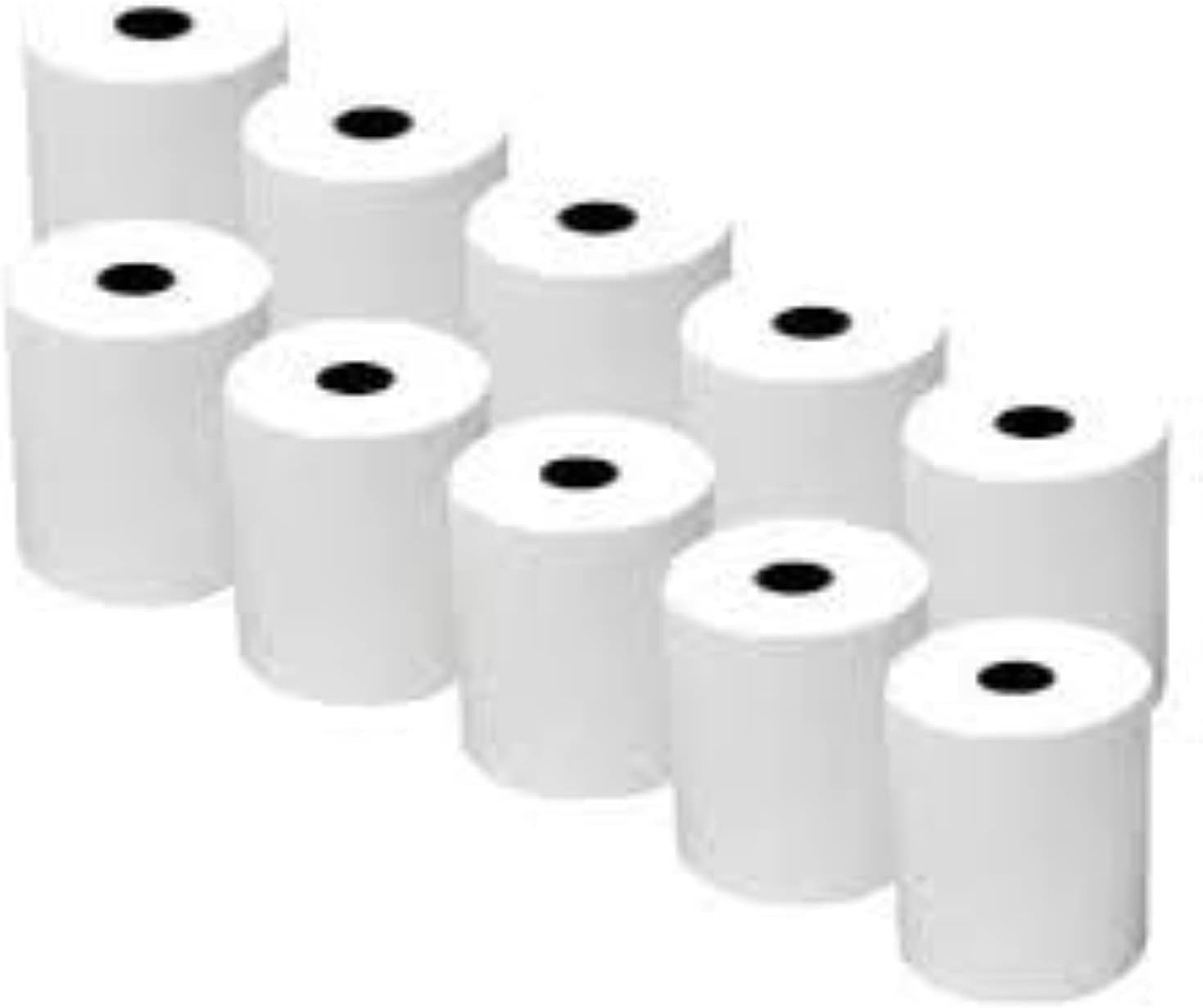 Thermal Credit Card Machine Paper for Verifone VX520, 2 1⁄4″ X 50′ (10 Rolls)