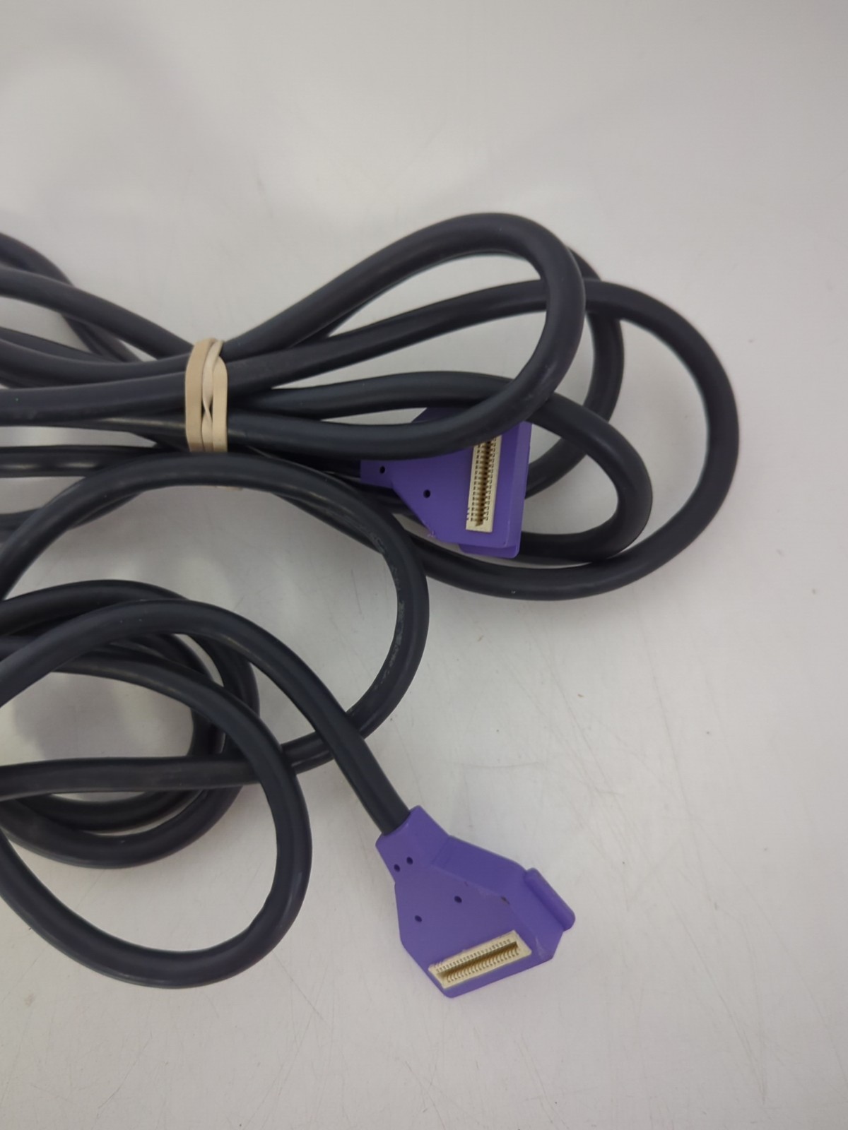 Lot of 2 VeriFone 24173-02 12V DC 1.5 Amps Purple Cables