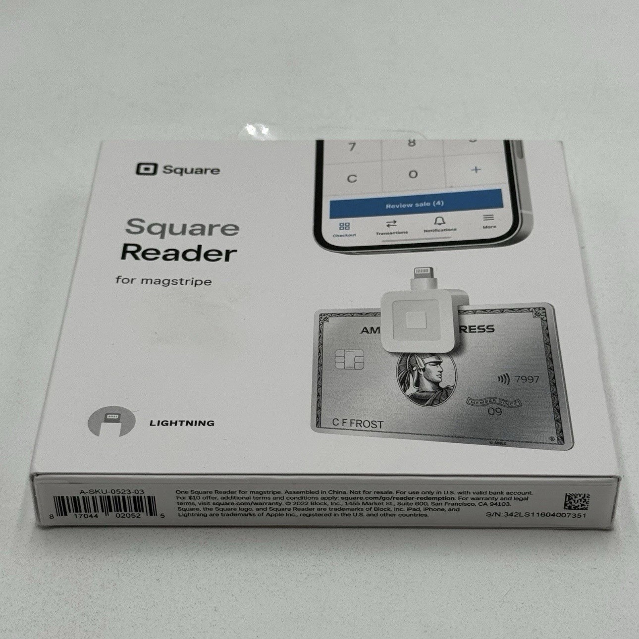Square Reader For Magstrip Credit Card Reader iPhone New Sealed