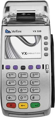 VeriFone Vx520 EMV Credit Card Machine *UNLOCKED* #M252-753-03-NAA-3