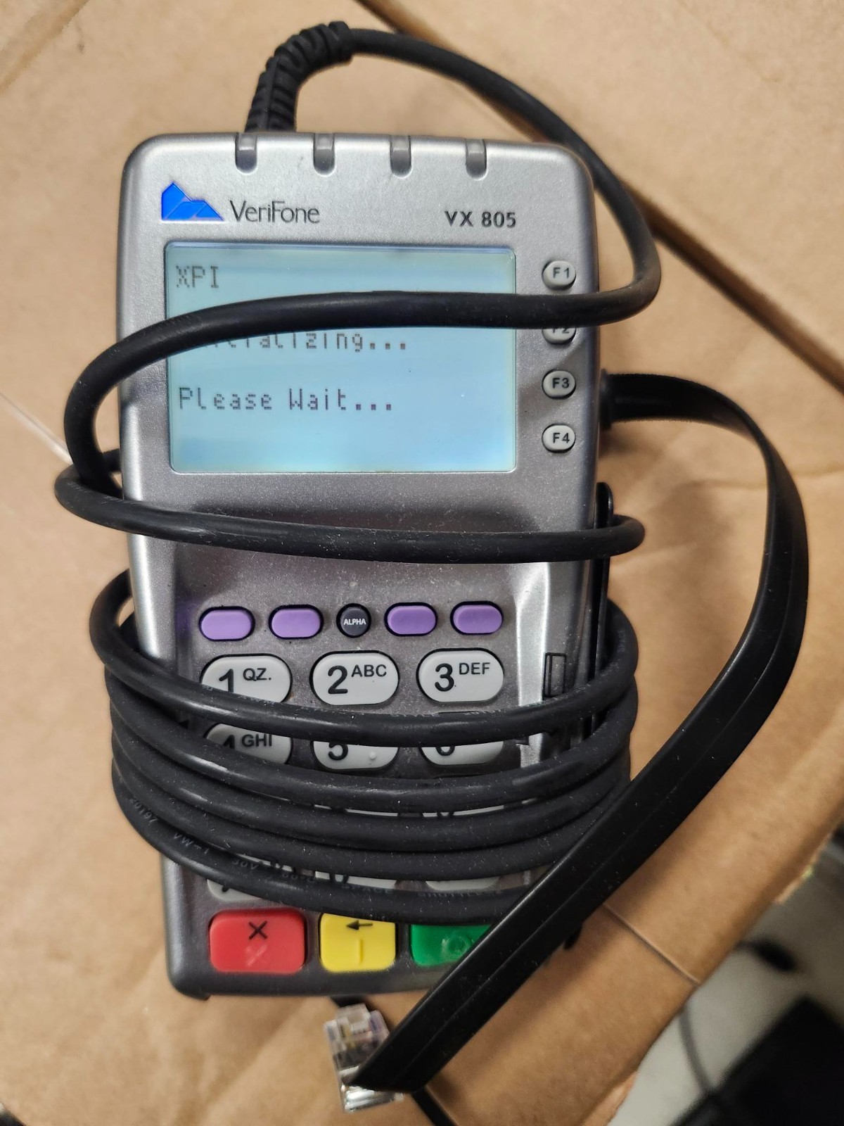 Verifone VX-805 Pin Pad Card Reader 160mb Keypad