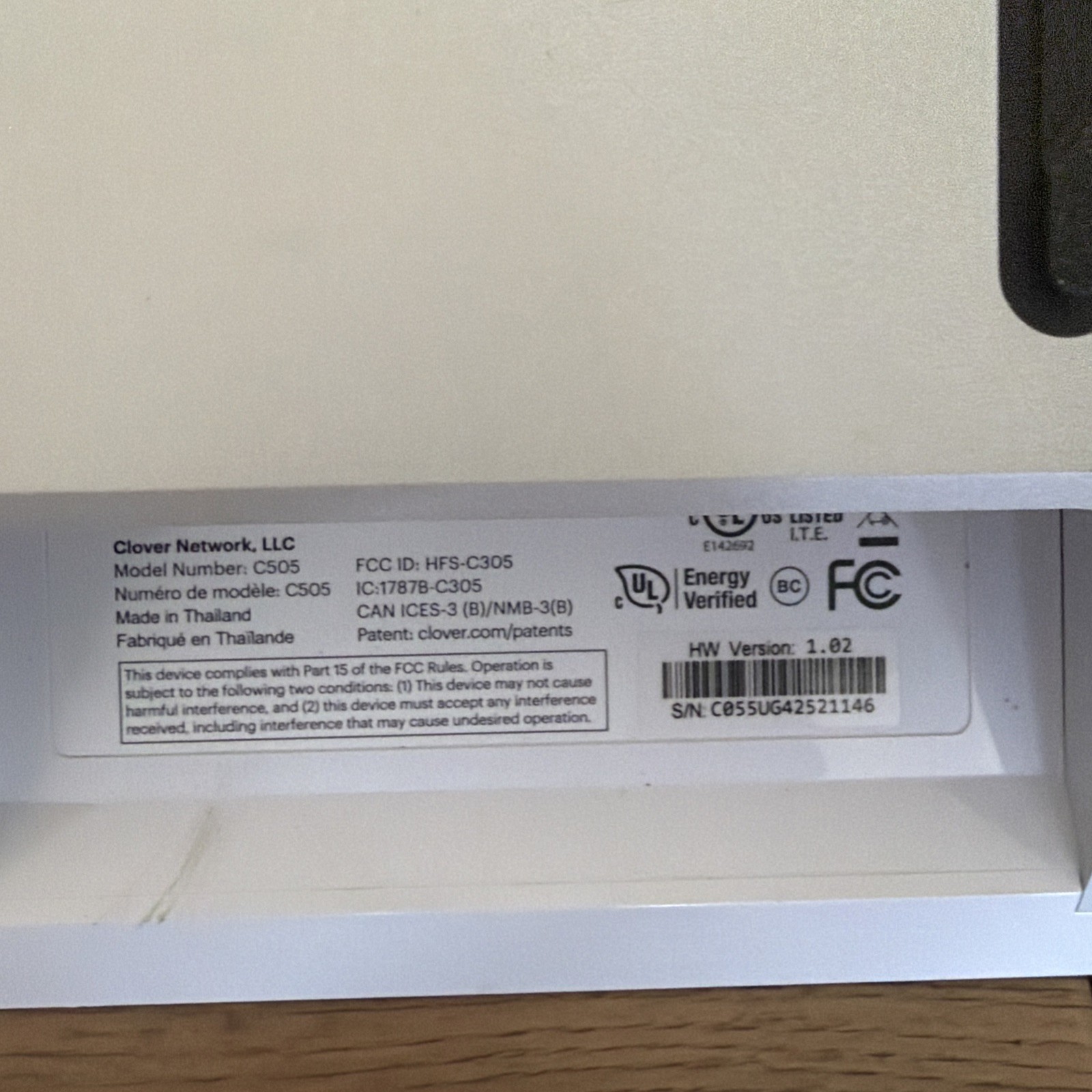 CLOVER STATION Duo Display S505 + PRINTER P500 + Terminal C505