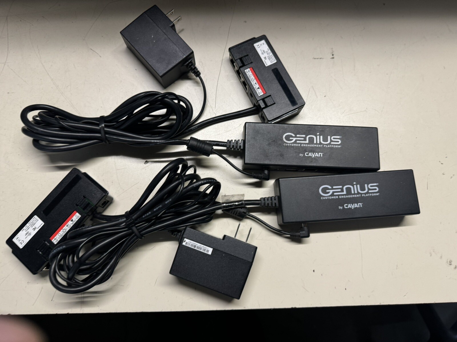 LOT OF 2 Verifone MX925CTLS Multimedia Credit Card Reader Payment Terminal .