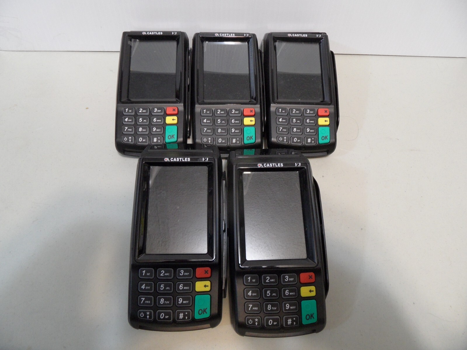 Qty 5 Unused Vega3000 Credit Card Terminals *Please Read* No Chargers