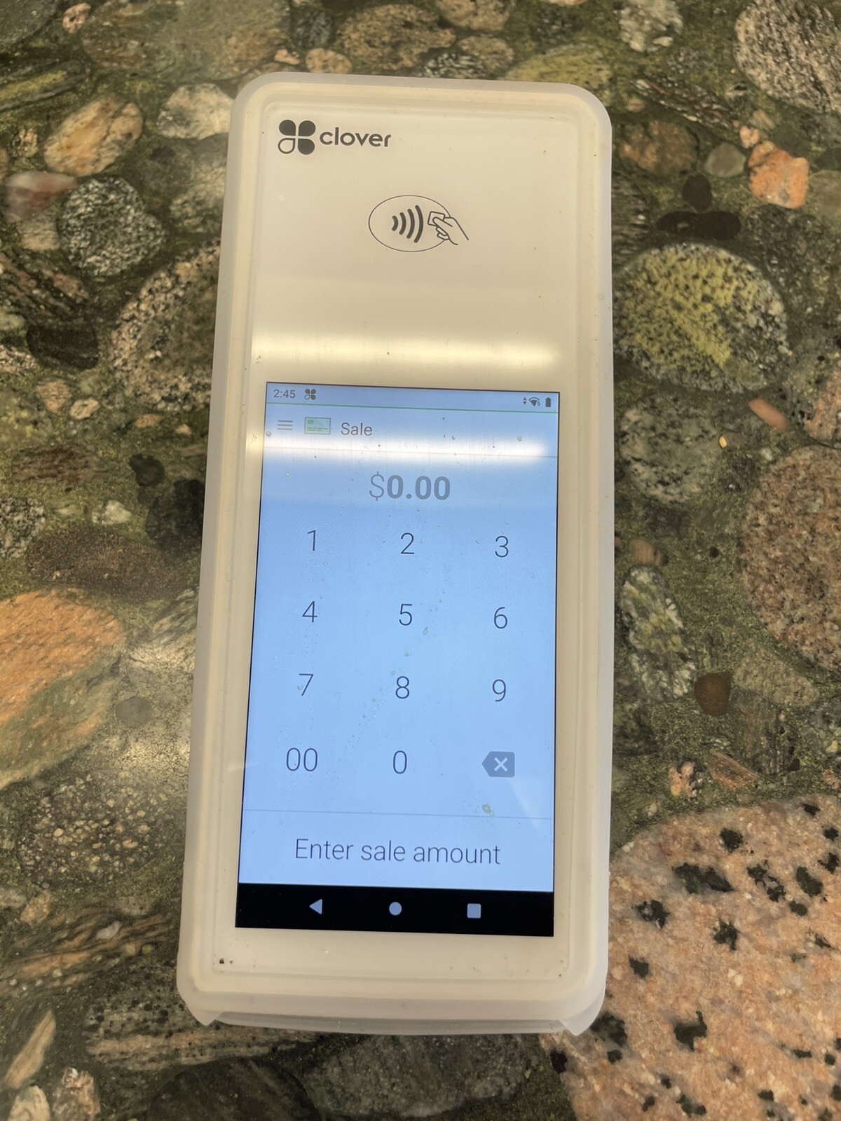 Clover K400 Wireless Hand Held, 3 Months Old, Protective Rubber Cover Included.