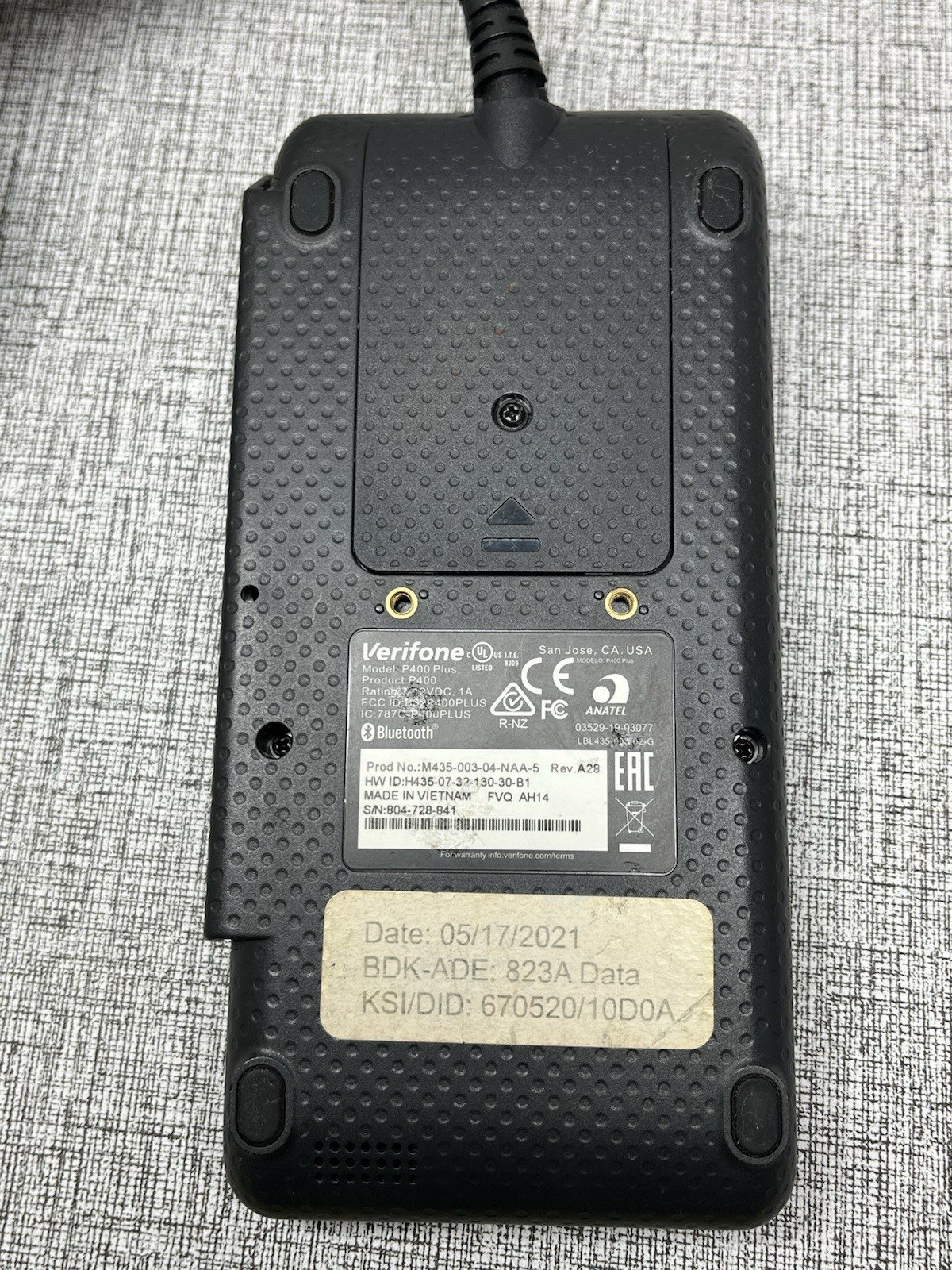 Verifone P400 Plus Stripe Credit Card Terminals