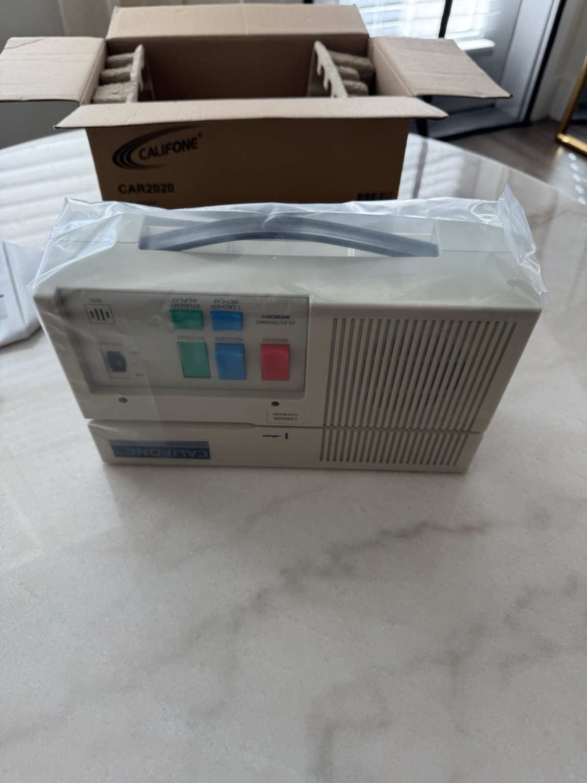 Califone Cardmaster Magnetic Card Reader SERIES 2000 A/V NEW OPEN BOX CAR2020