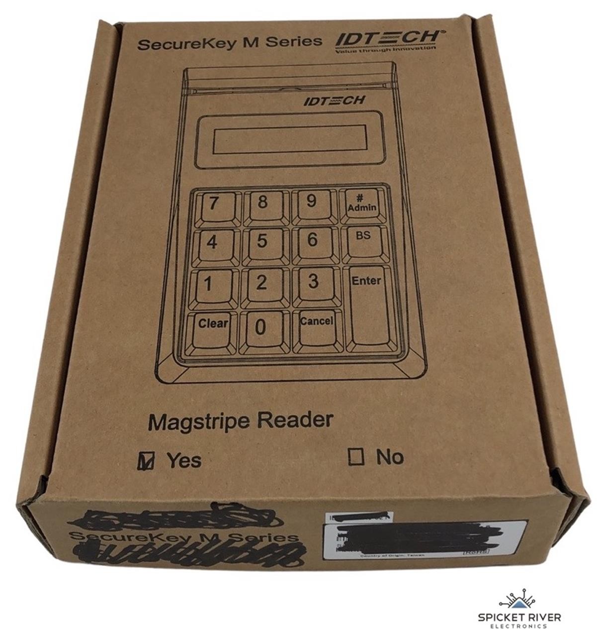 NEW – Open Box – ID Tech SecureKey M130 Magstripe Reader Keypad IDKE-534833BEM