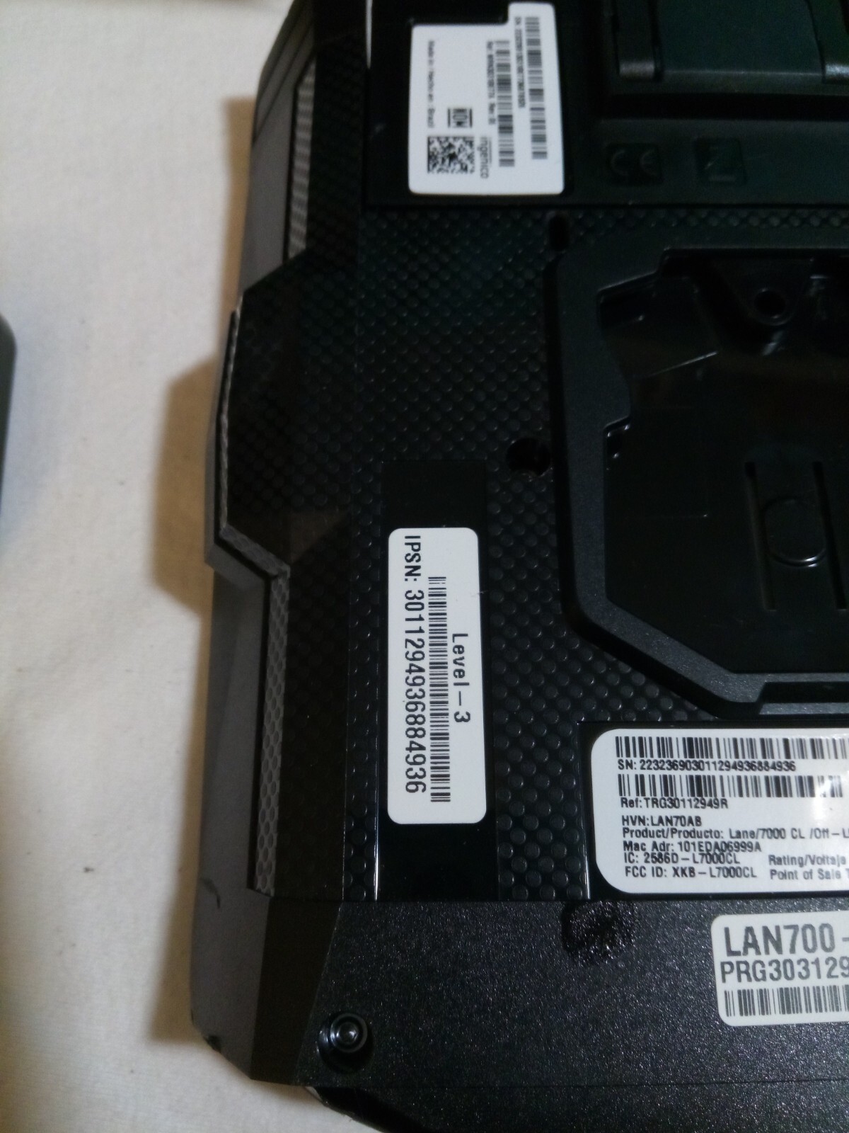 ingenico Lane/7000 Credit Card Terminal PRG30312951R WITH STAND