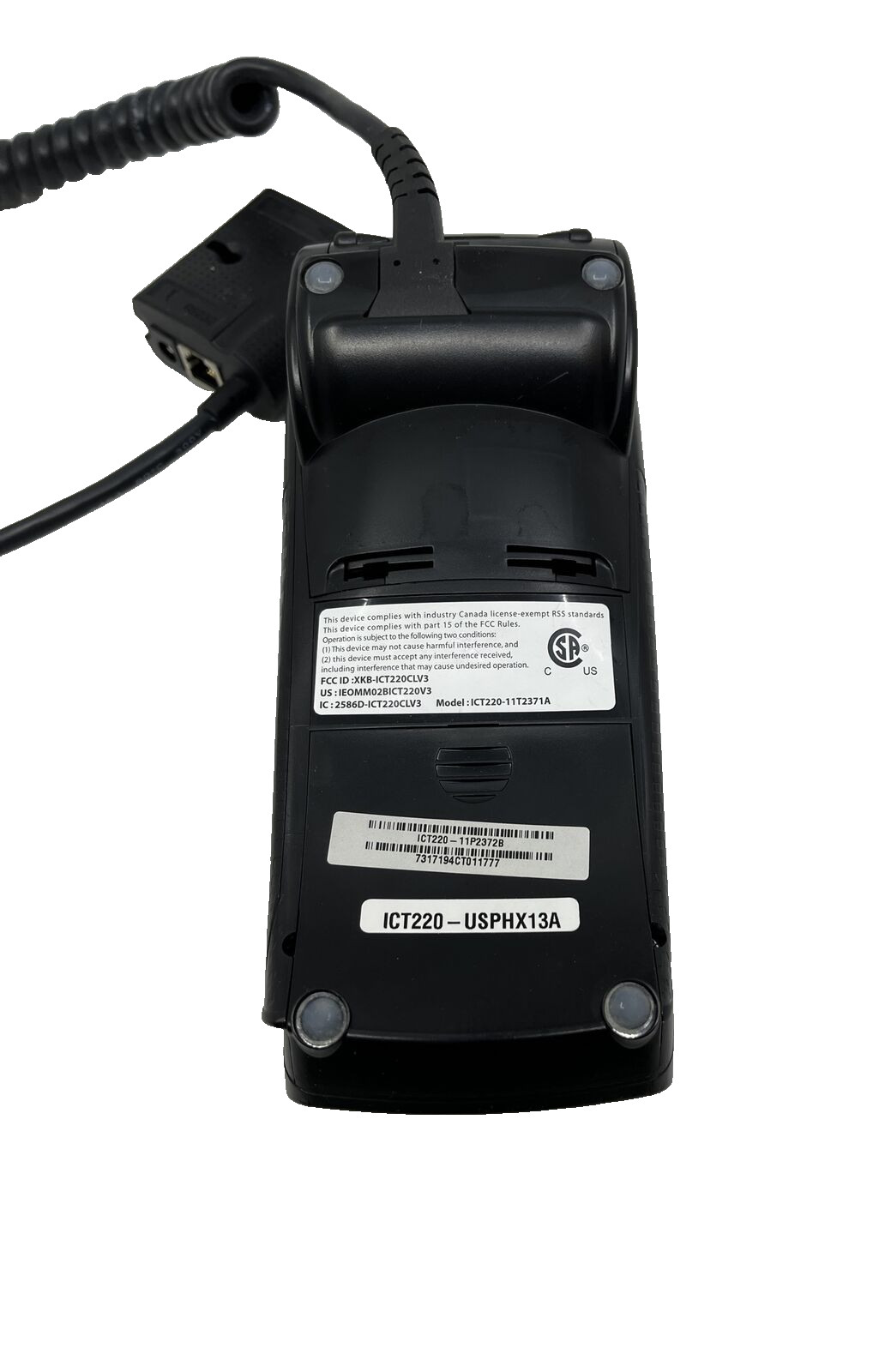 Ingenico ICT220-11P2372B Credit Card/Chip Reader Terminal