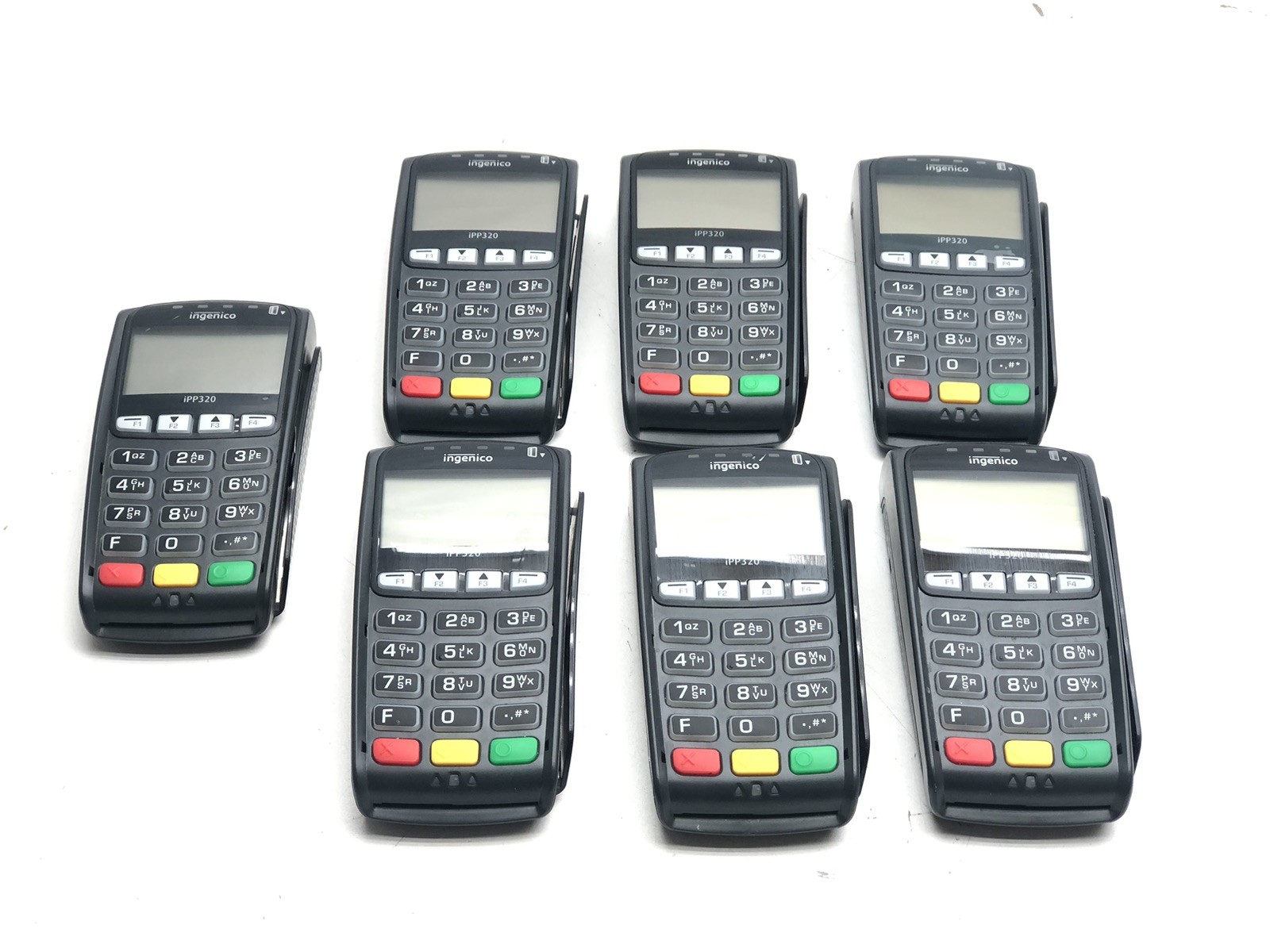 Lot of 7 Ingenico IPP320 Payment Credit Card Terminal No Cord