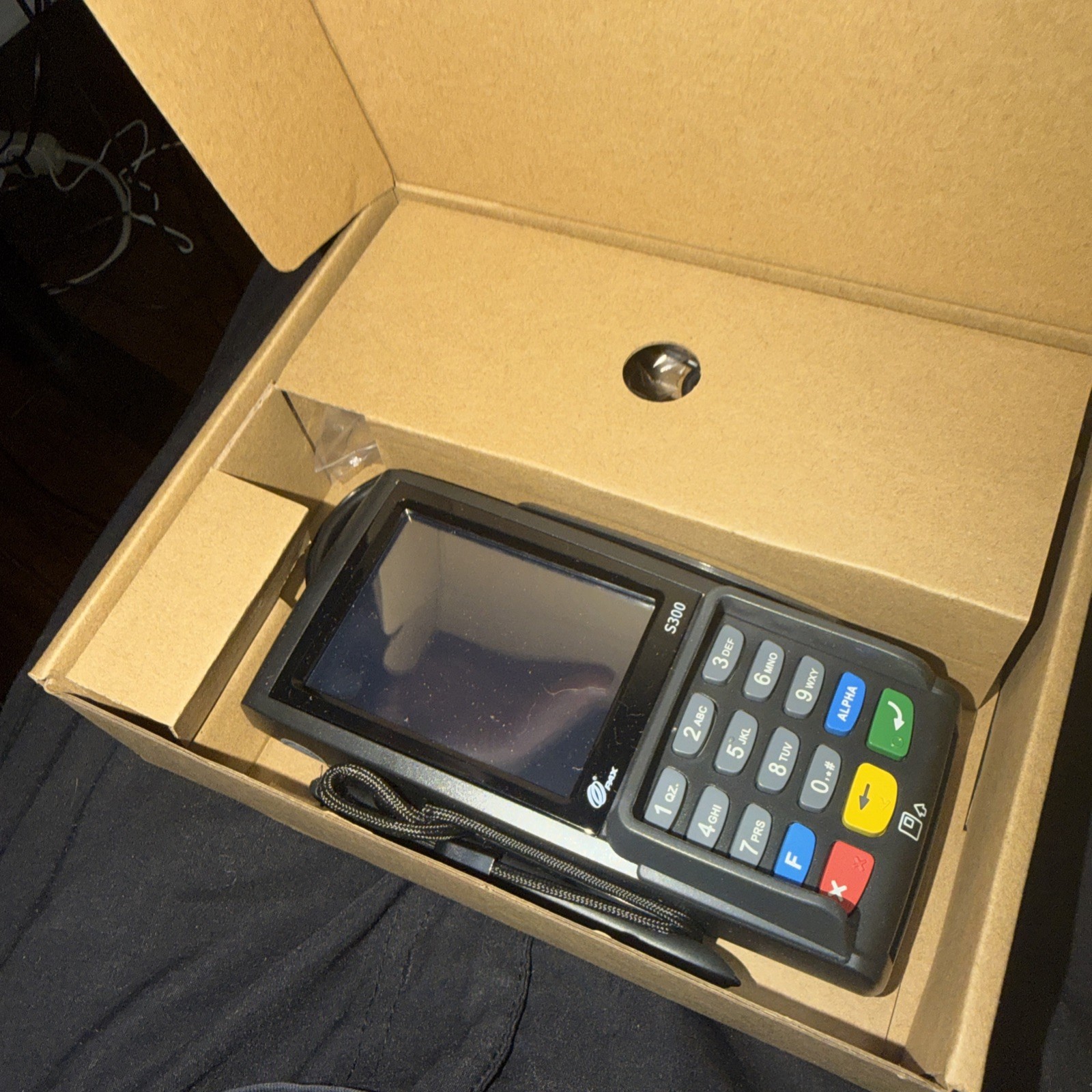 PAX S300 Integrated PIN Pad Credit Card Terminal S300-000-364-02NA+Power Apadter