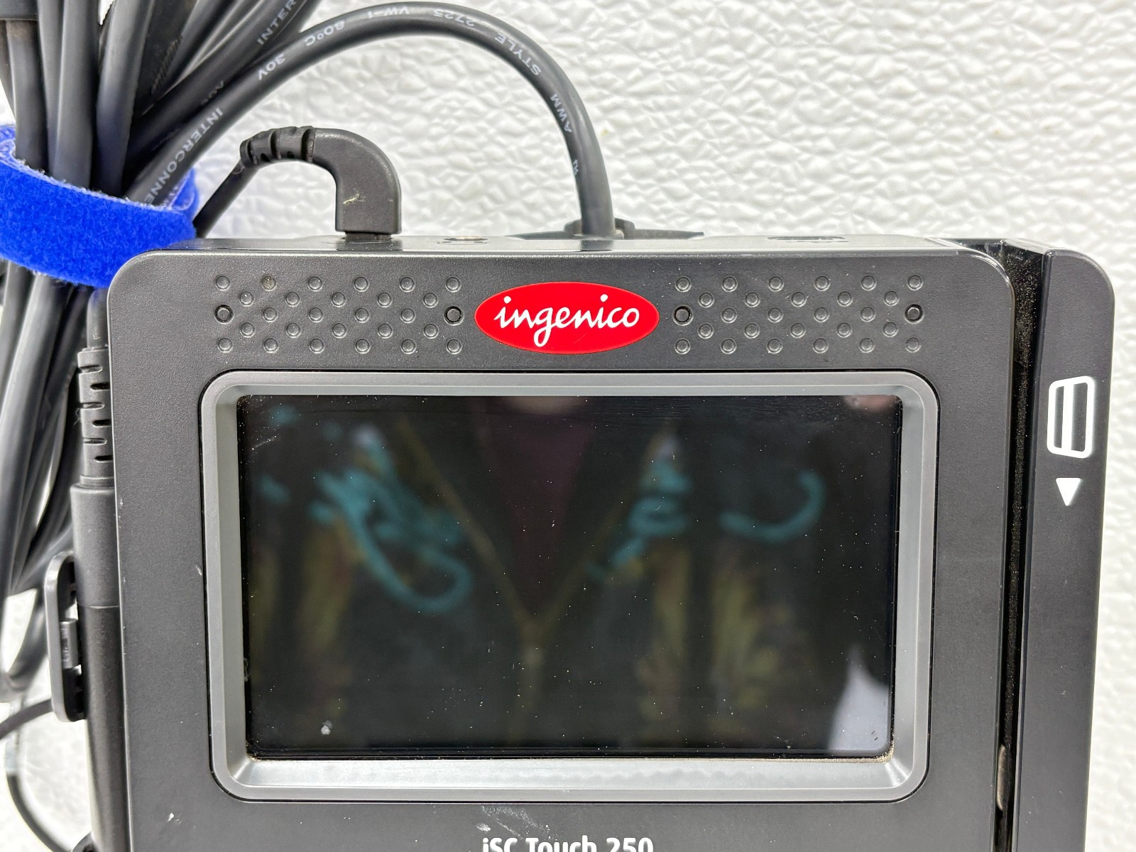 Ingenico ISC TOUCH 250 Credit Card Reader Payment Terminal w/ Pwr Adptr & Stylus