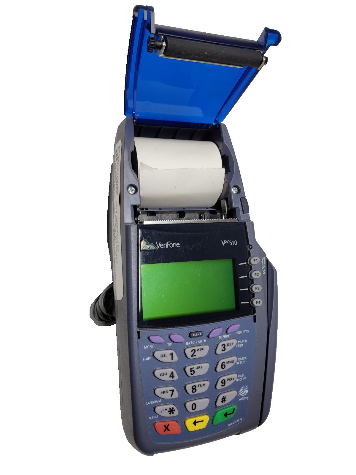 Verifone VX510 OMNI 3730 LE Credit/Debit Card Machine no Power Cord