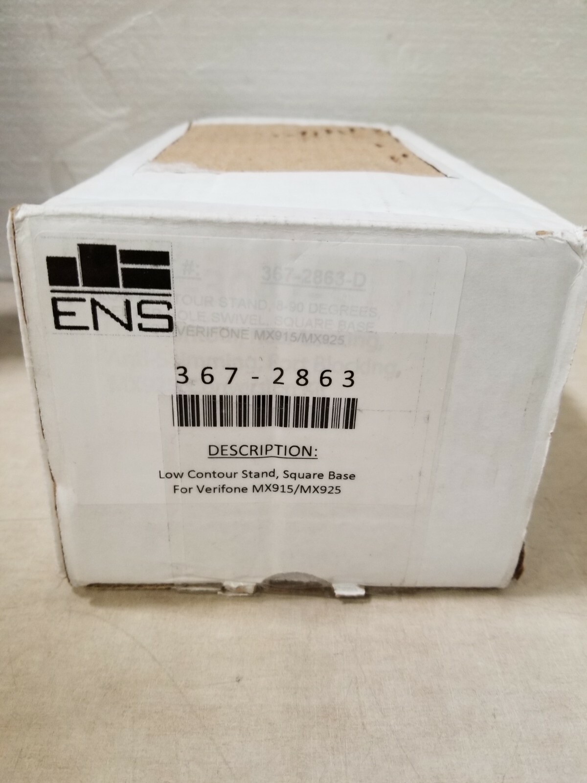 ENS 367-2863-SS-C LOW Contour Square Base Stand For MX915