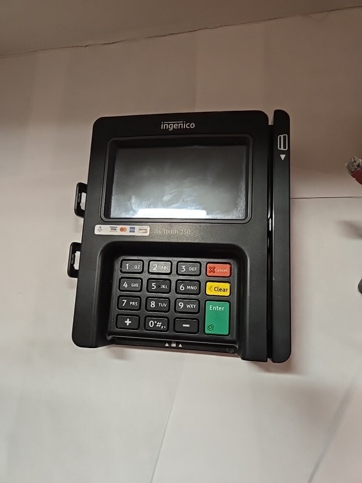 INGENICO ISC TOUCH 250 PAYMENT TERMINAL CREDIT CARD MACHINE USTSQ73B