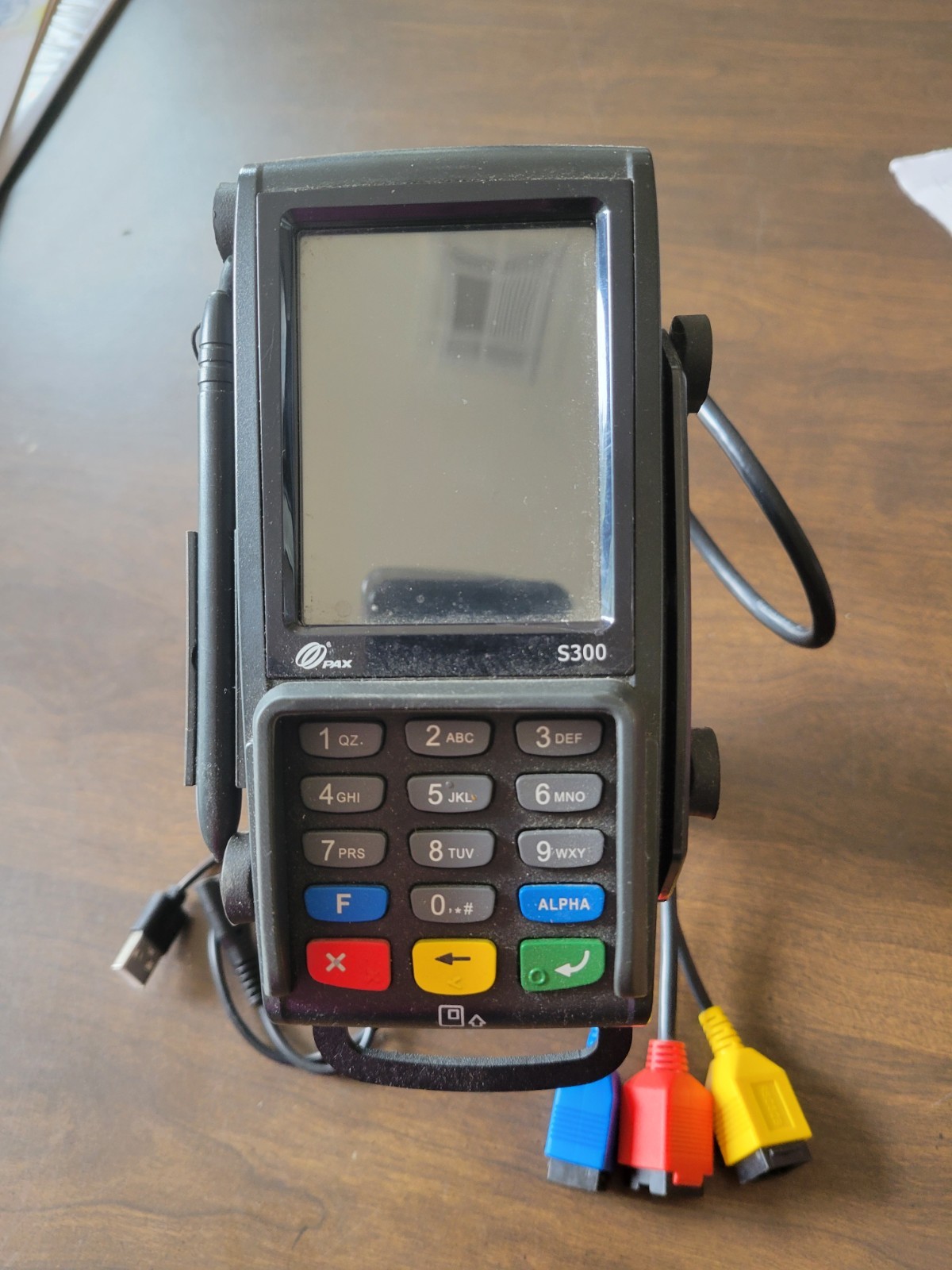PAX S300 EMV NFC Credit Card Machine UNLOCKED with Cable/stand