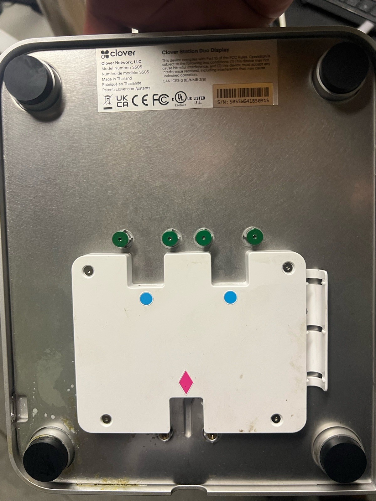 Clover Station Duo Display S505 *MERCHANT LOCKED*