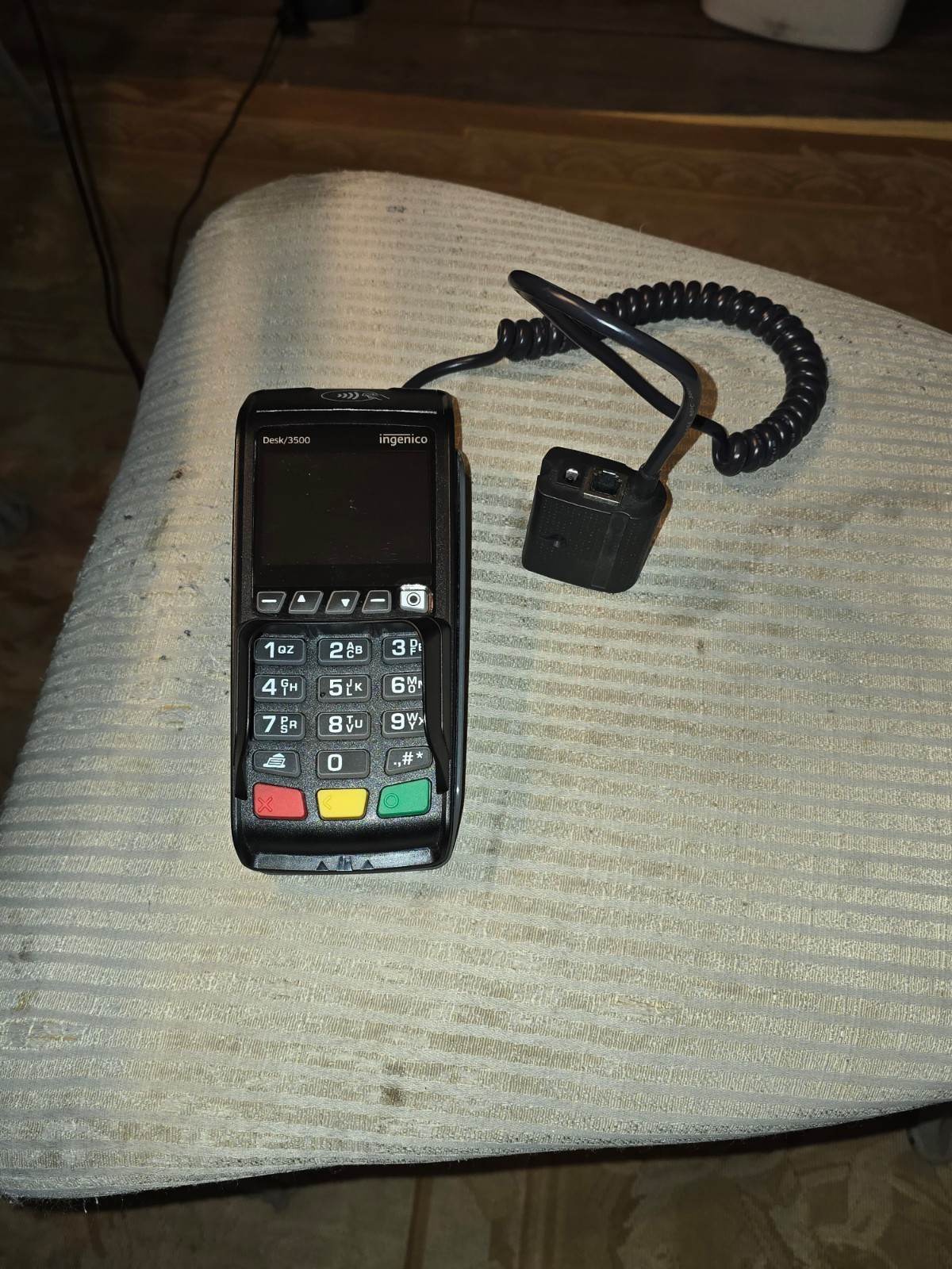 Ingenico Desk/3500 Payment Terminal – Card Reader, Chip & PIN, Used