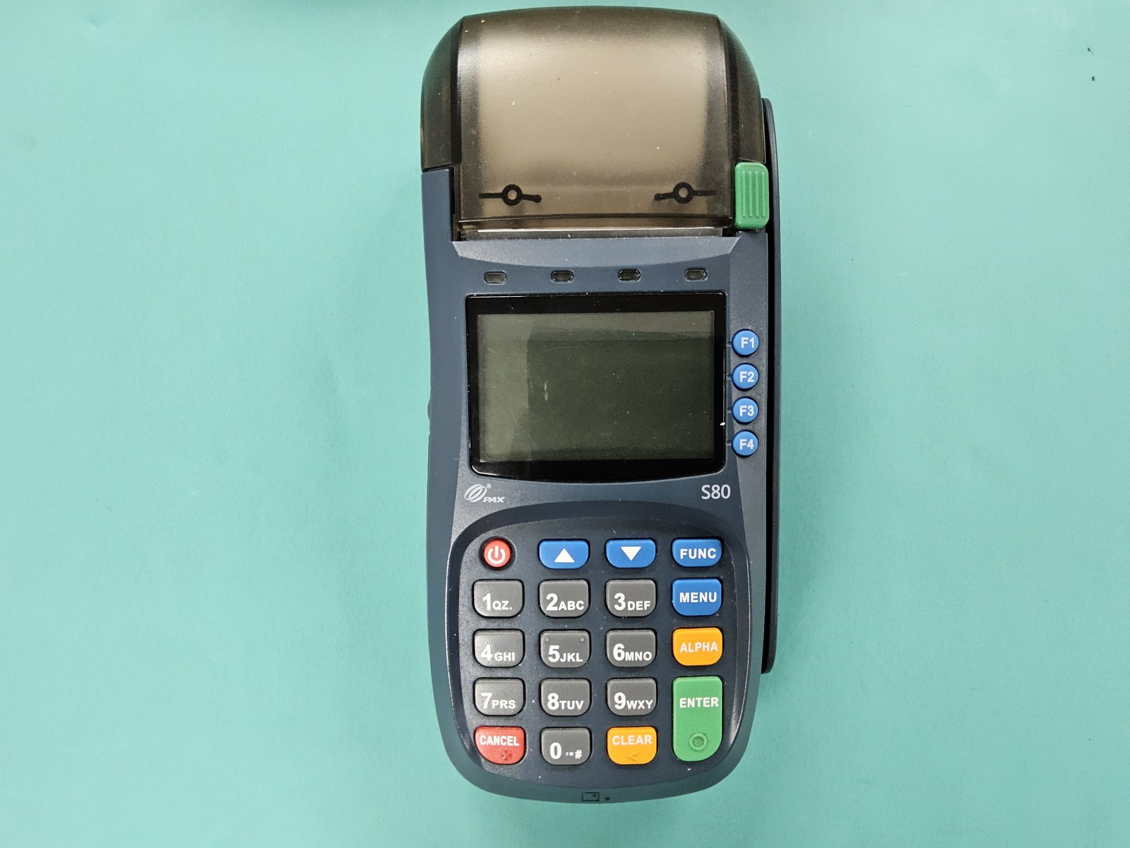 2016 Credit CARD READER S80 Model ~ PAX Brand ~ UNTESTED w/cords & box Processor