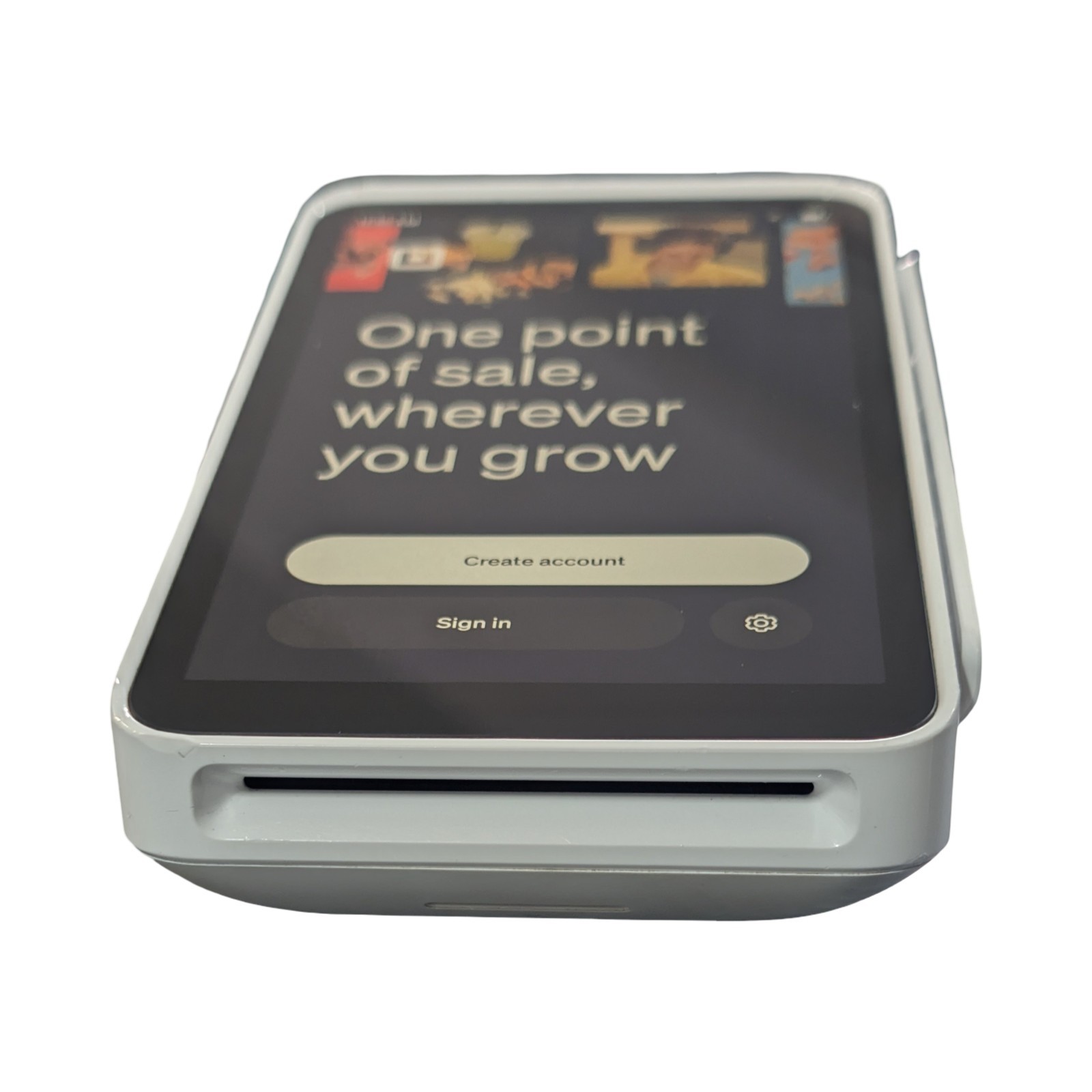 Mm6Ux Square Credit Card Terminal A-SKU-0584 Used Missing Back Cover