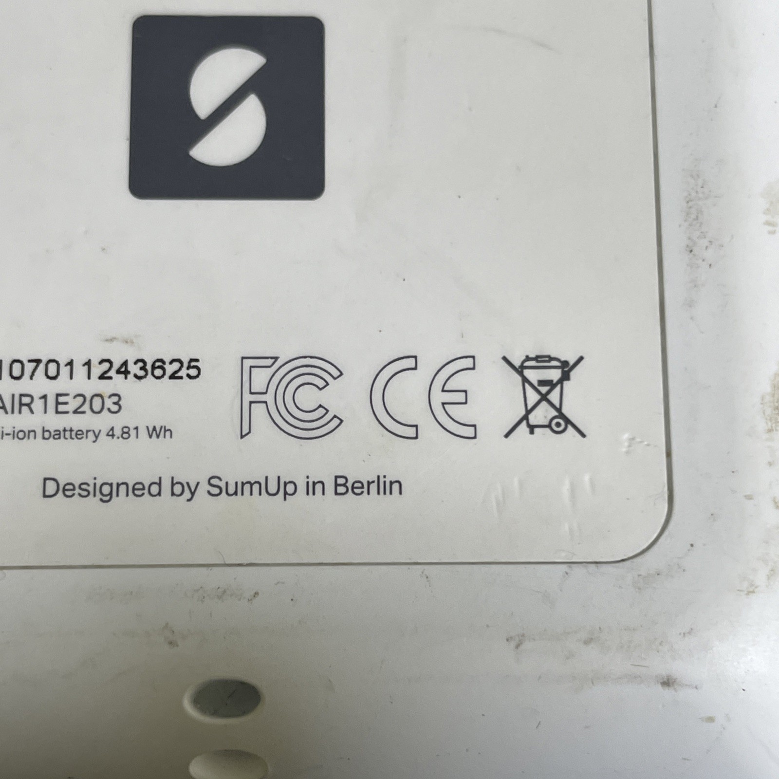 SumUp Plus Card Reader Bluetooth NFC RFID Credit Card Reader UNTESTED
