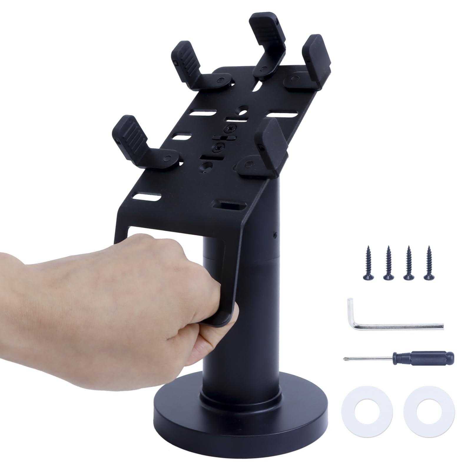 Universal Credit Card Terminal Stand for Square Terminal, 7″ Tall Swivel and …