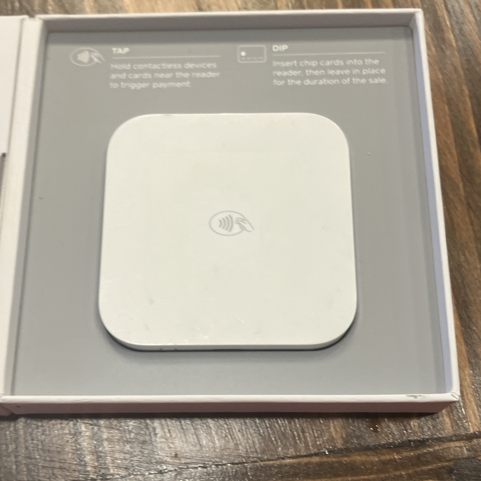 Square Reader for Contactless & Chip 2nd Gen Bluetooth Card Reader Open Box