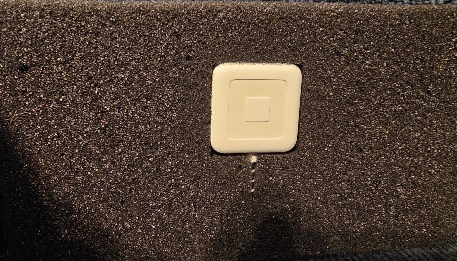 2 Square Credit Debit Card Reader 3.5mm Jack White iPhone Android Lot W/Stickers