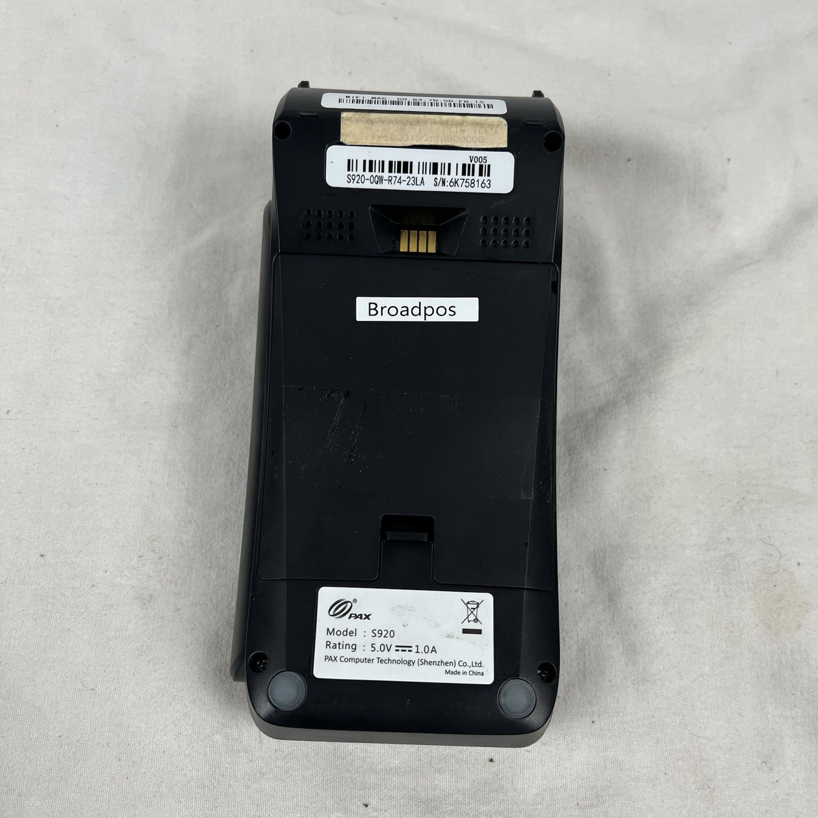 Pax S920 Credit Card Terminal