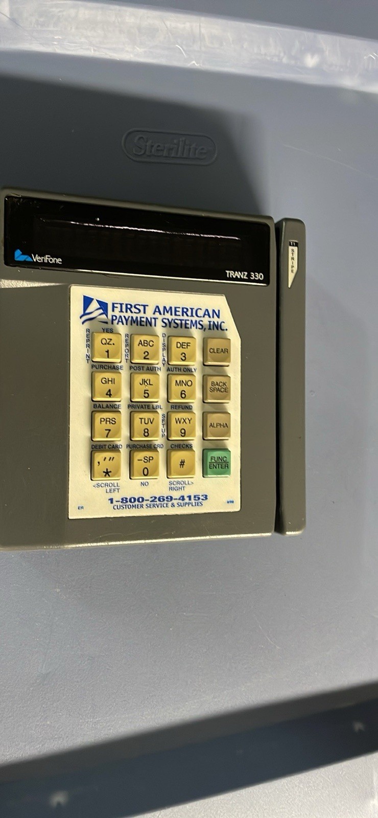 Verifone Tranz 330 Credit Card Terminal 6157jl