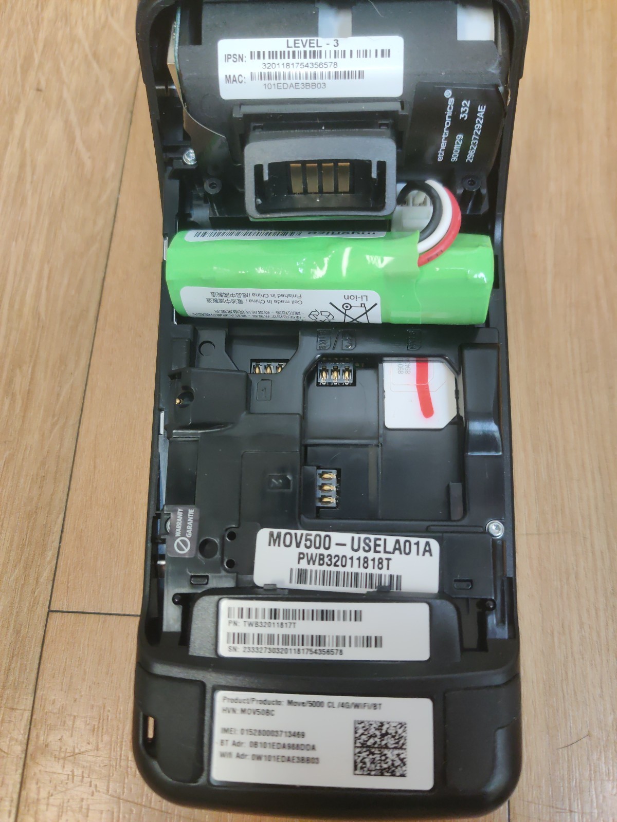 Ingenico Move 5000 with Charging Base