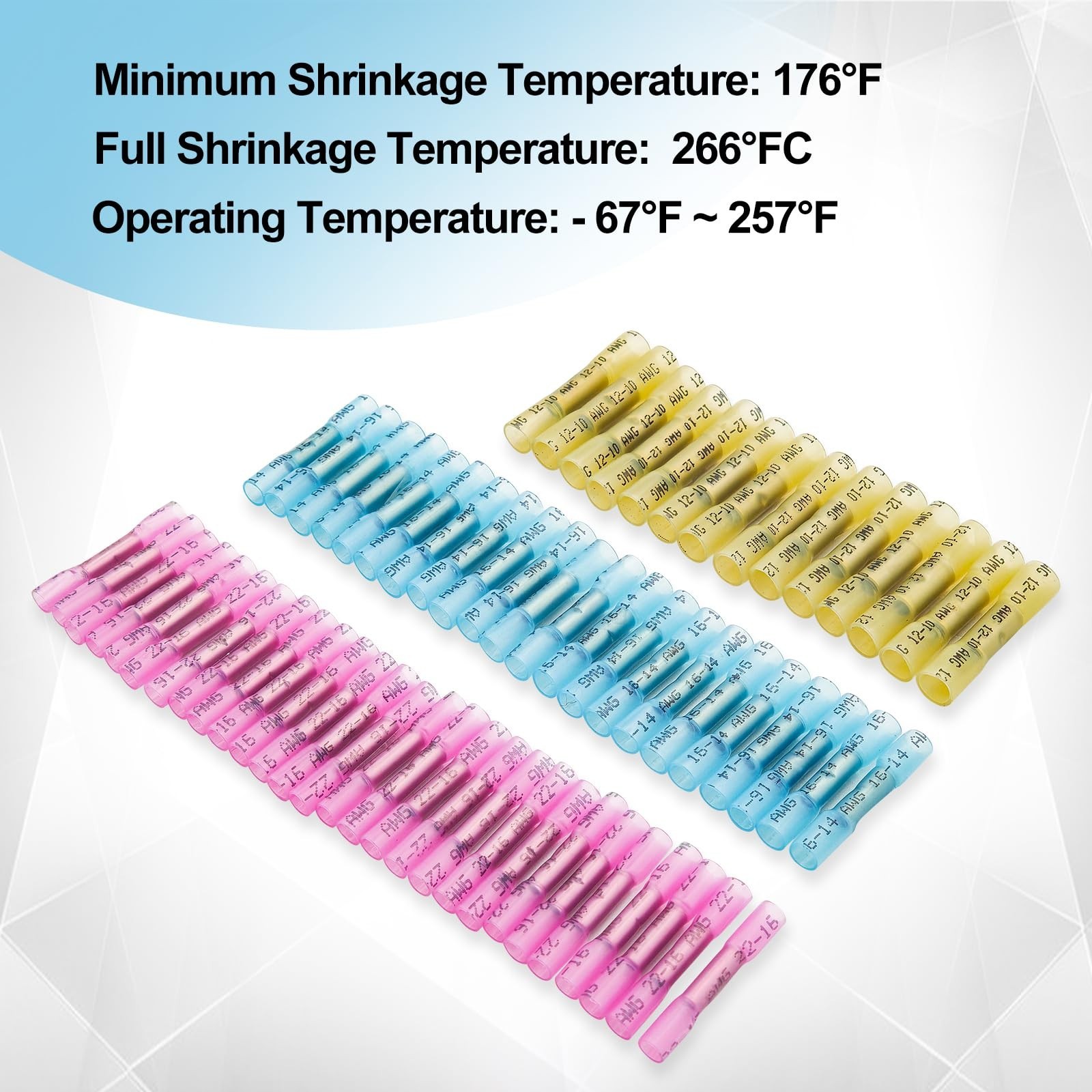 900Pcs Heat Shrink Butt Connectors, Waterproof Ultimate Electrical Connector …