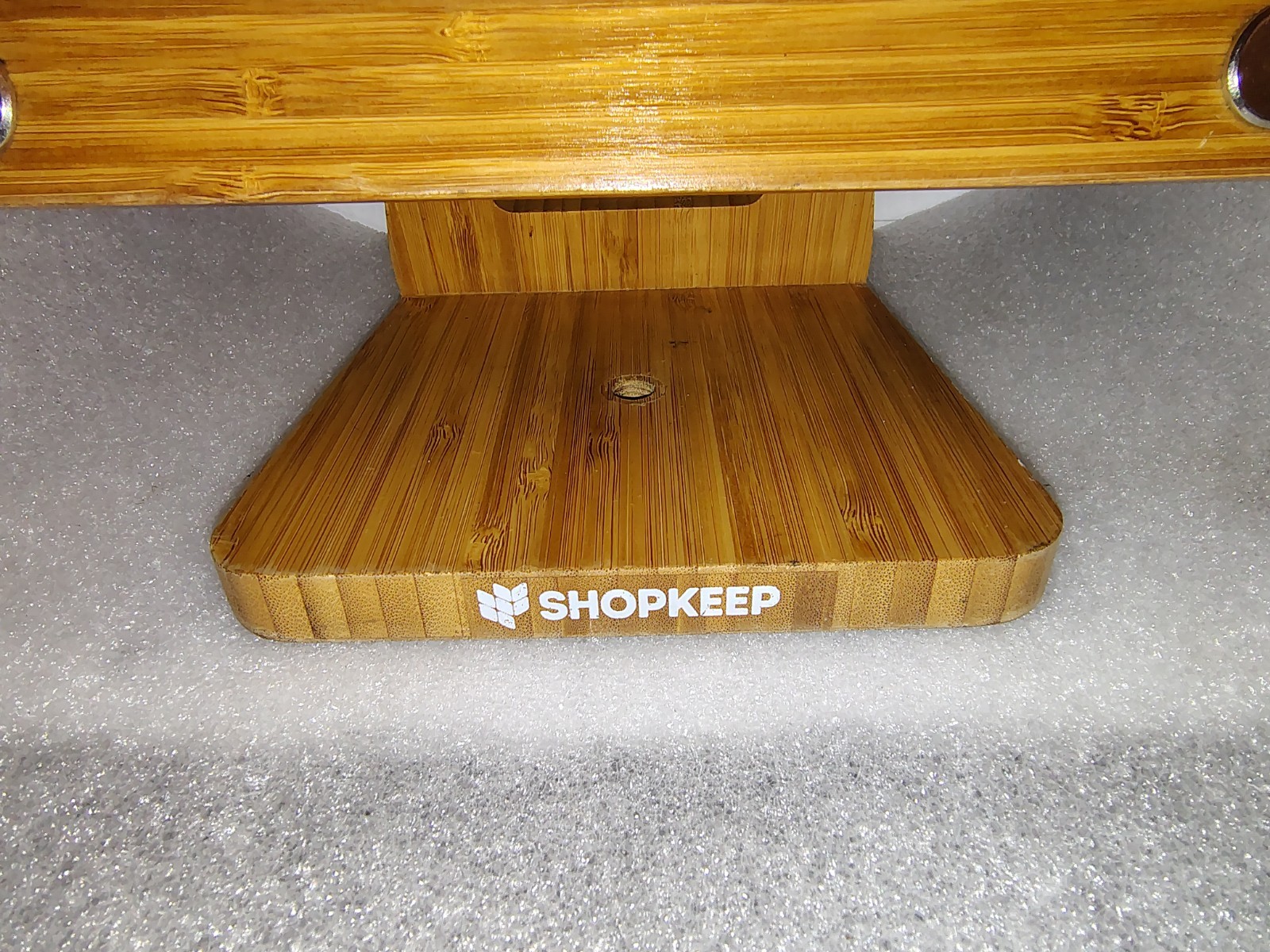 Bamboo Wood POS Security Stand iPad Air Shopkeep Square Point Of Sale