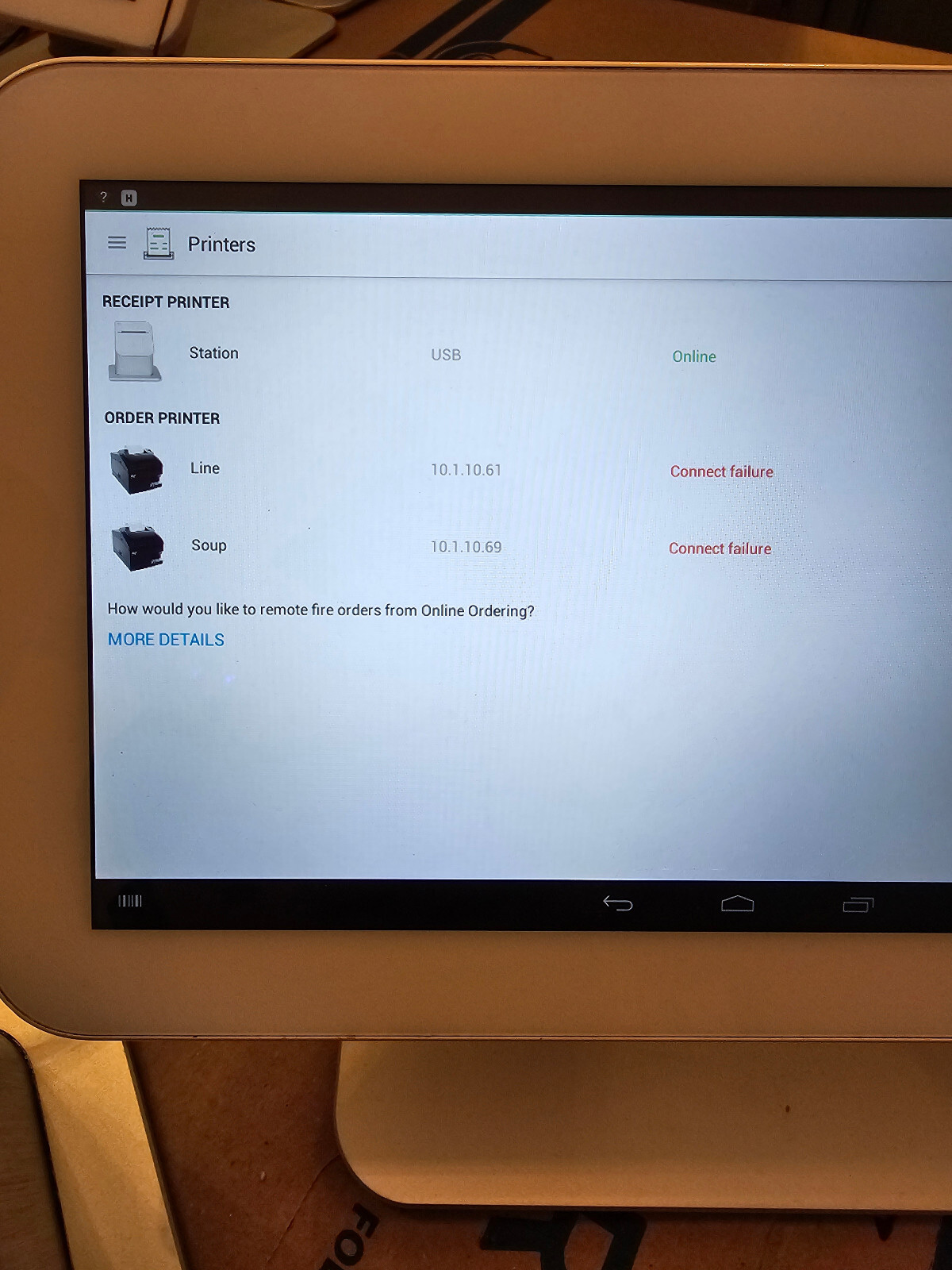 Clover Station C100 POS 1.0 w/Printer + Cash Drawer *WORKING* – PARTS ONLY SALE