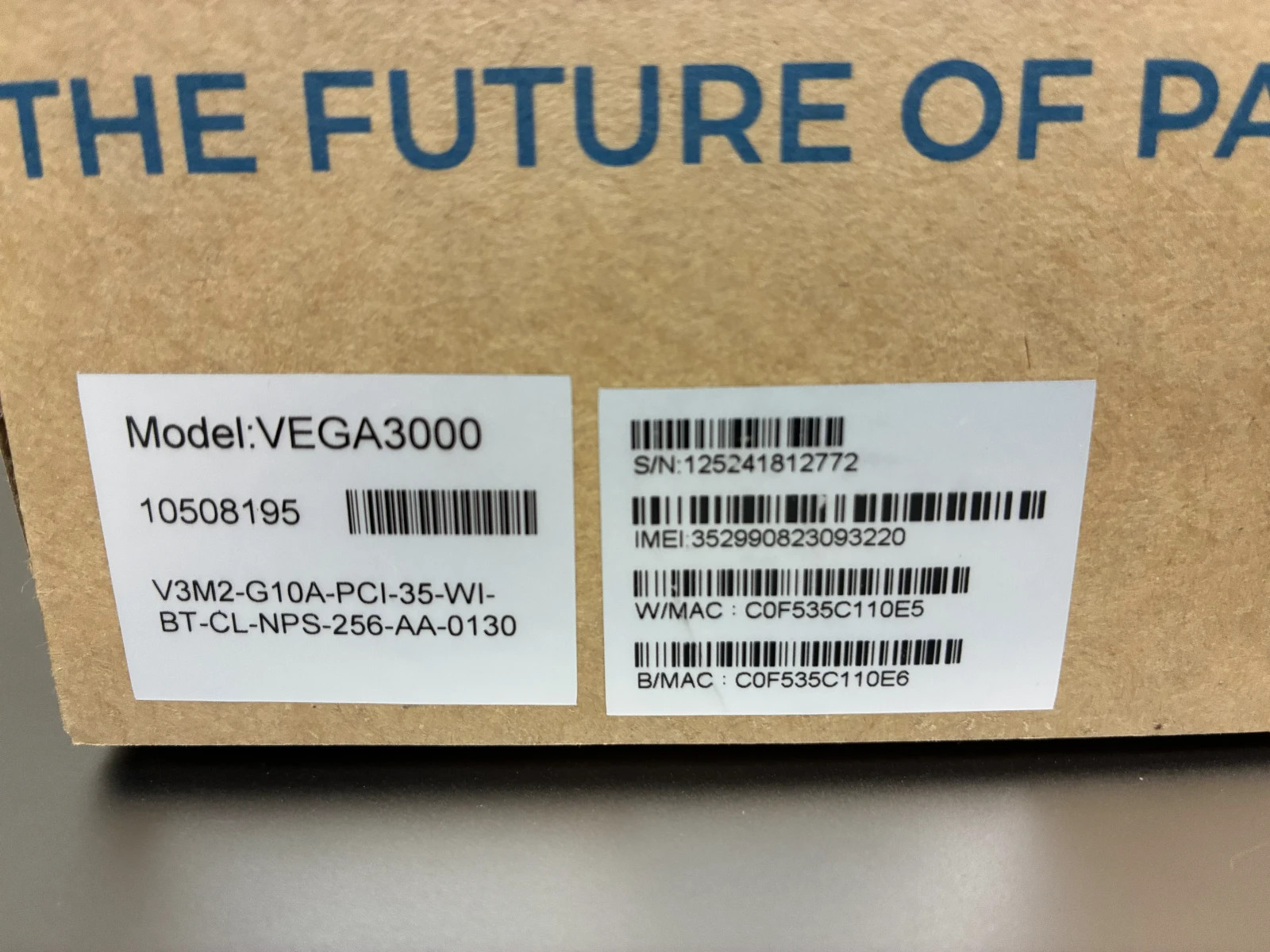 Set of 4 Valor PayTech VEGA3000 Credit Card Payment Terminals (Model VL110)