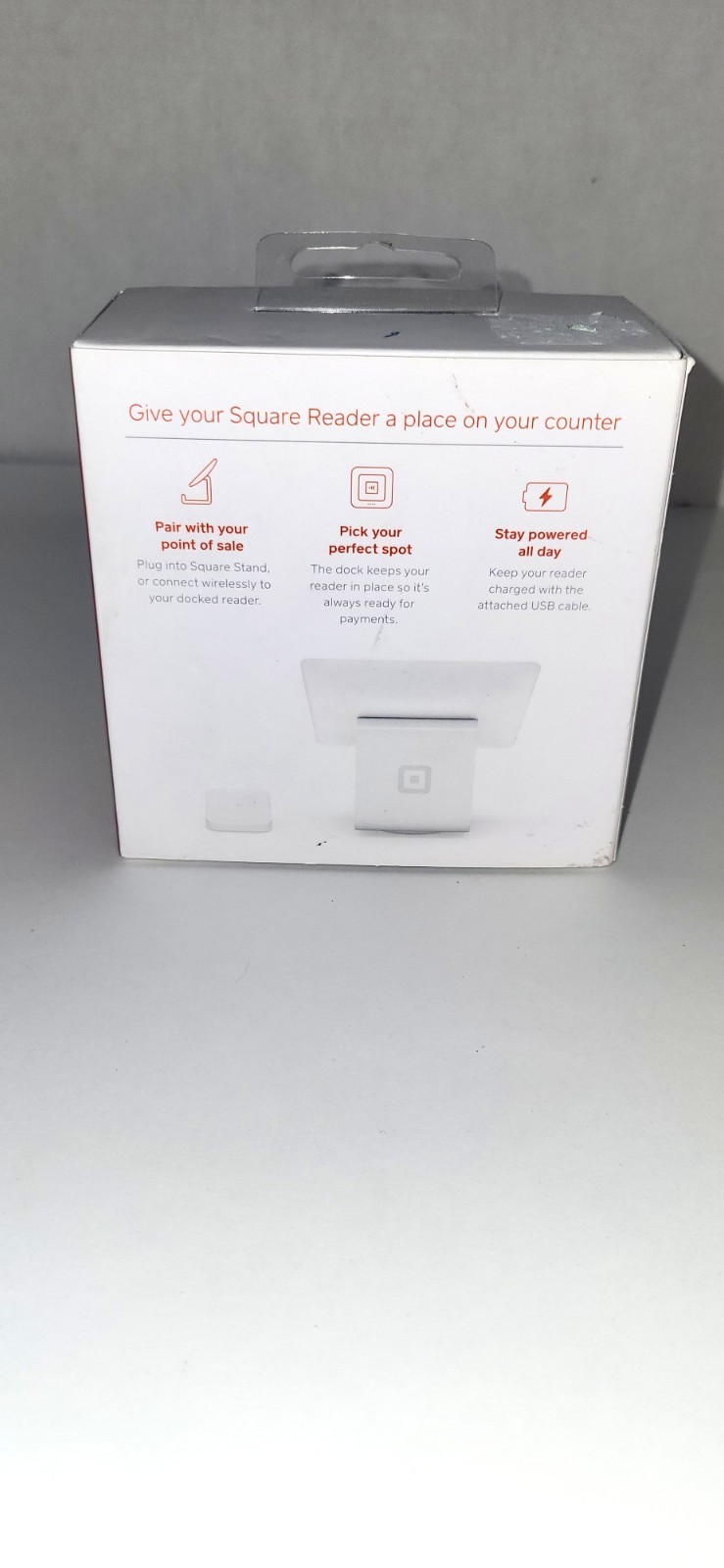 Square A-SKU-0120 Dock for Square Reader Contactless Credit Card Reader BrandNew