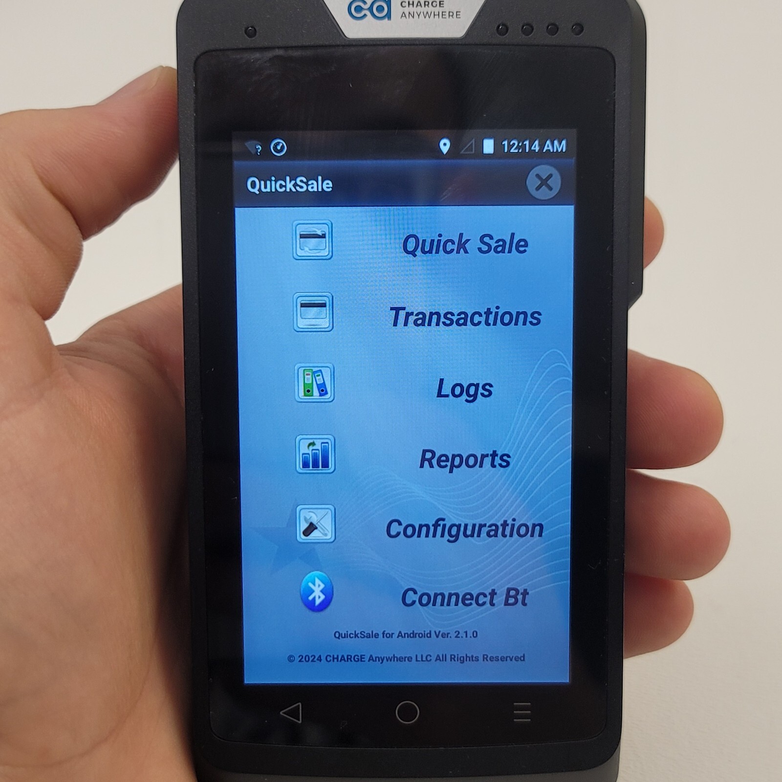 Charge Anywhere WizarPOS Q3 Android Pocket Smart mPOS Terminal Touchscreen