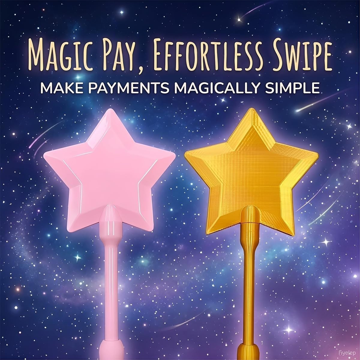 3D Printed Tap to Pay Holder for Contactless NFC Payments – Pink