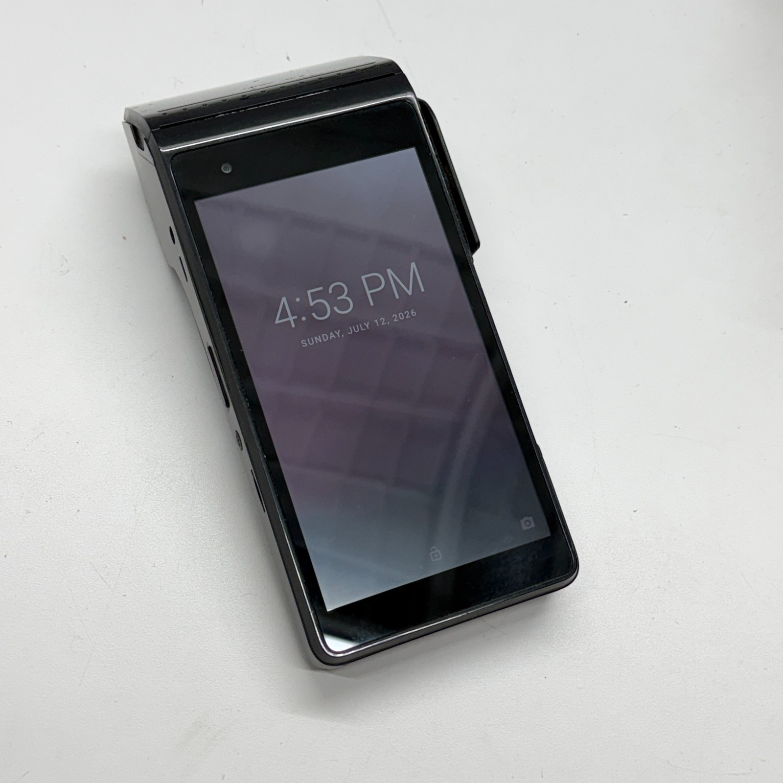 NEXGO N5 LTE BLACK POS CARD TERMINAL – AS-IS – LOCKED
