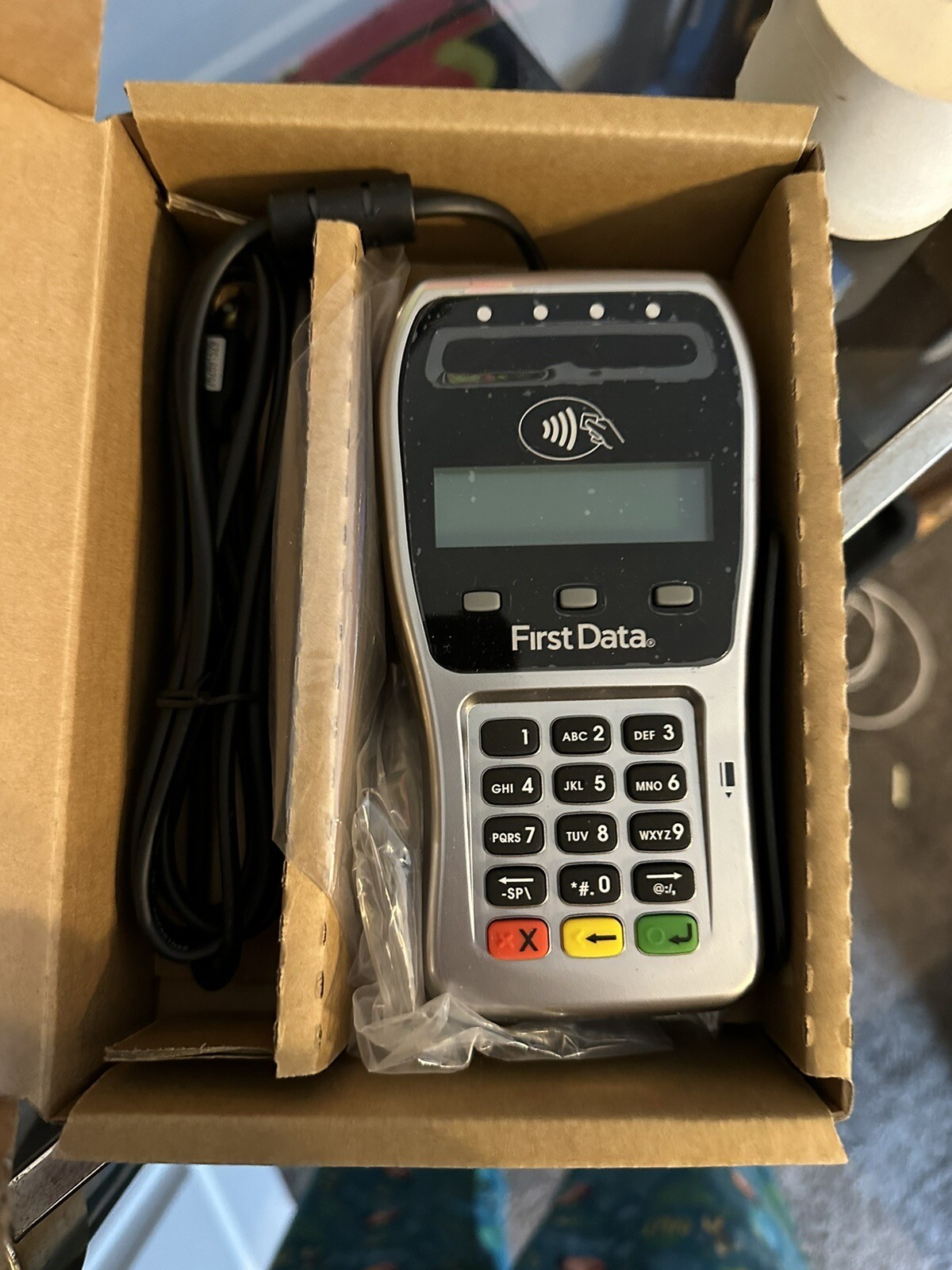 First Data FD130 Credit Card Terminal w/ PS Have (7). Also 5 FD 35 Pin Pads.4S