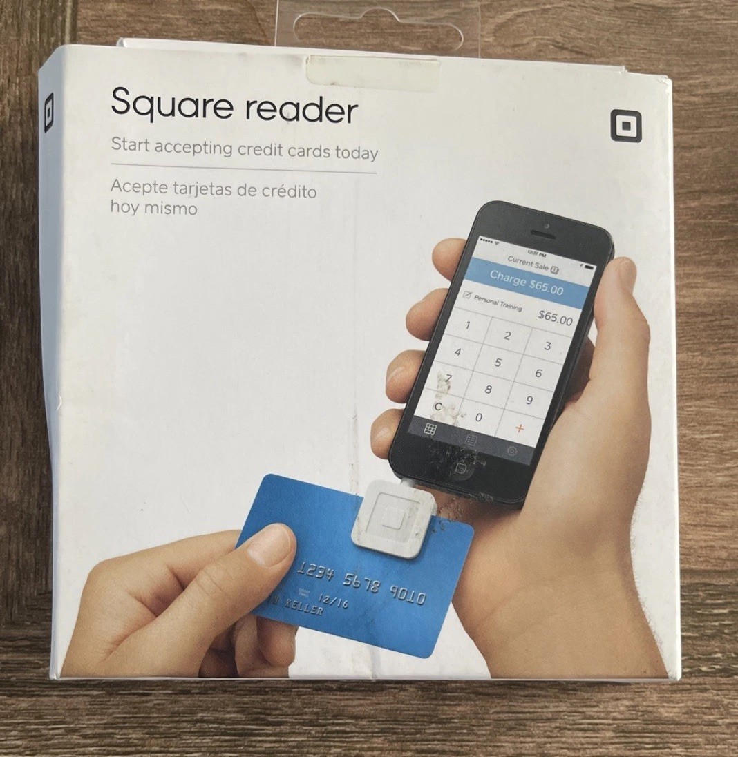 Square A-PKG-0206-01 Credit Debit Card Reader – White for Apple iPhone——2