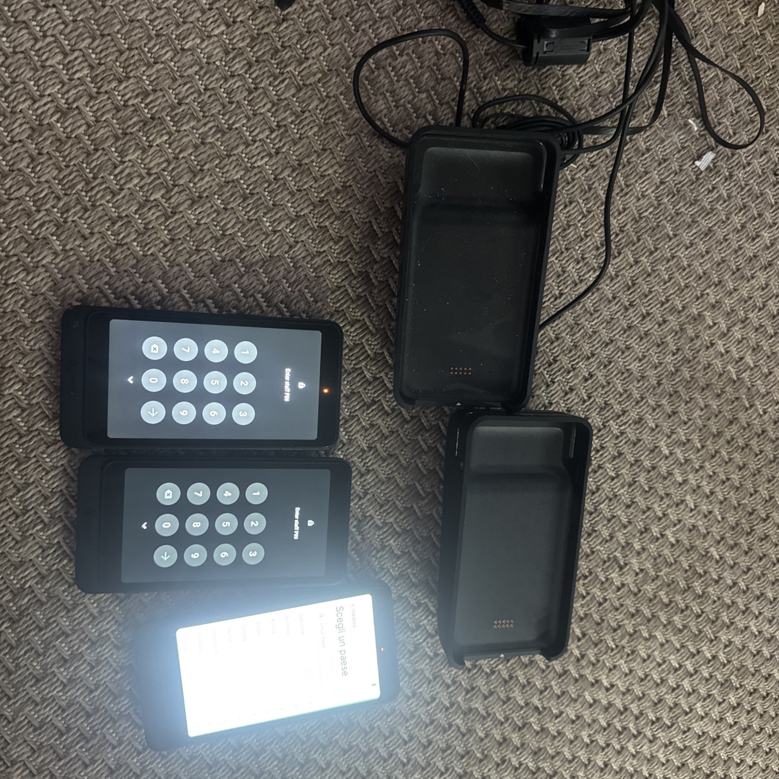 Shopify POS Terminal S2001 Card Reader Countertop Display – LOT of 3